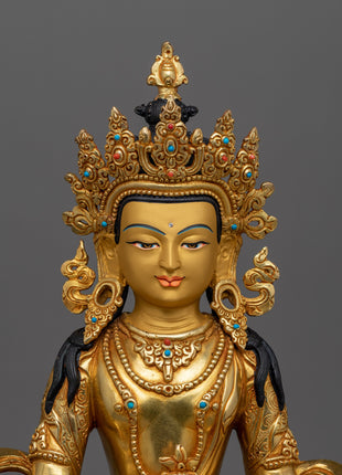 Tibetan Hand-crafted Kshitigarbha Statues | Tibetan Altar Zen Decor