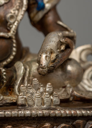 Deity Dzambhala Sculpture | The Divine Wealth Deity
