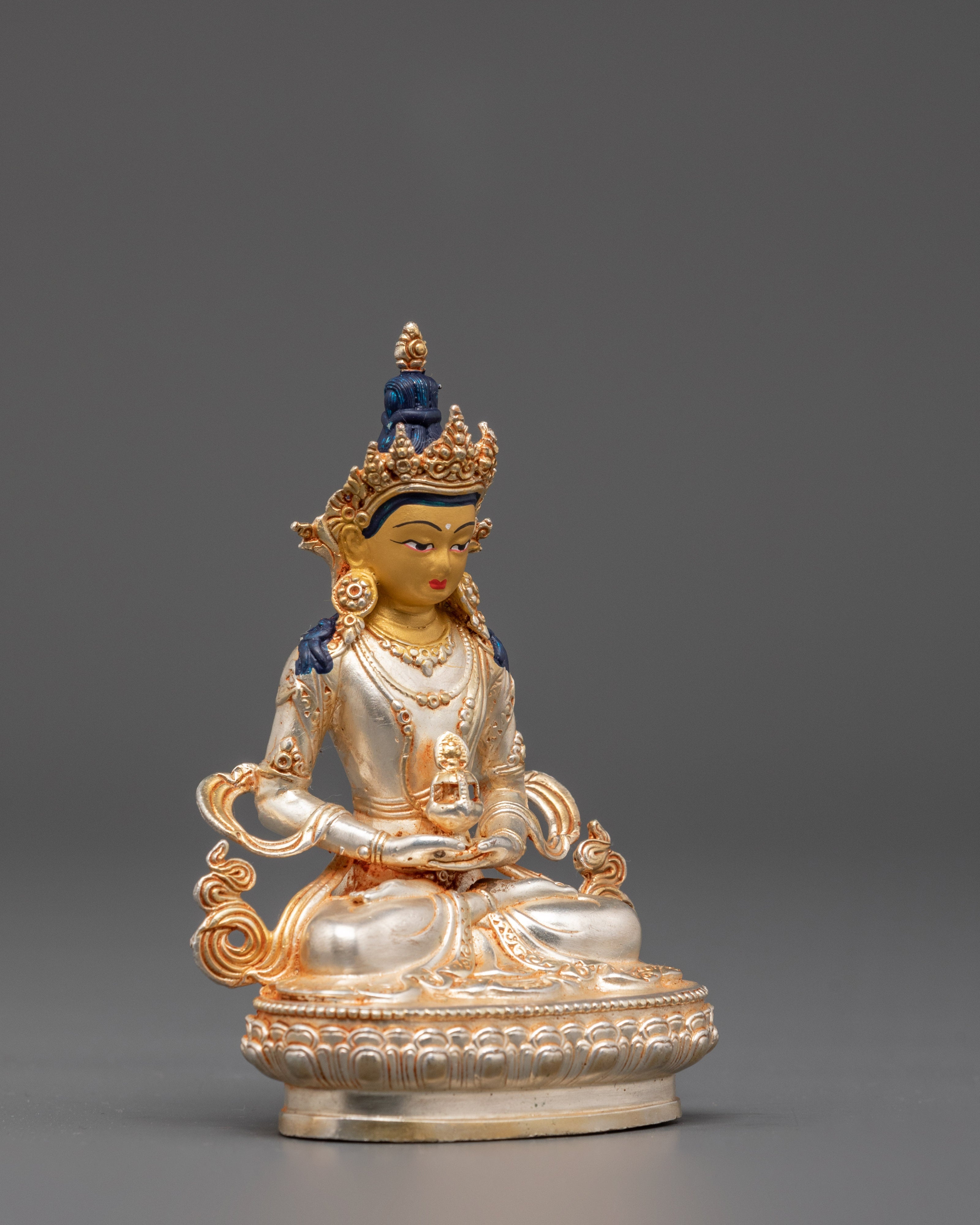 Spiritual Longevity Symbol Amitayus Statue | Tibetan Buddha of Longevity