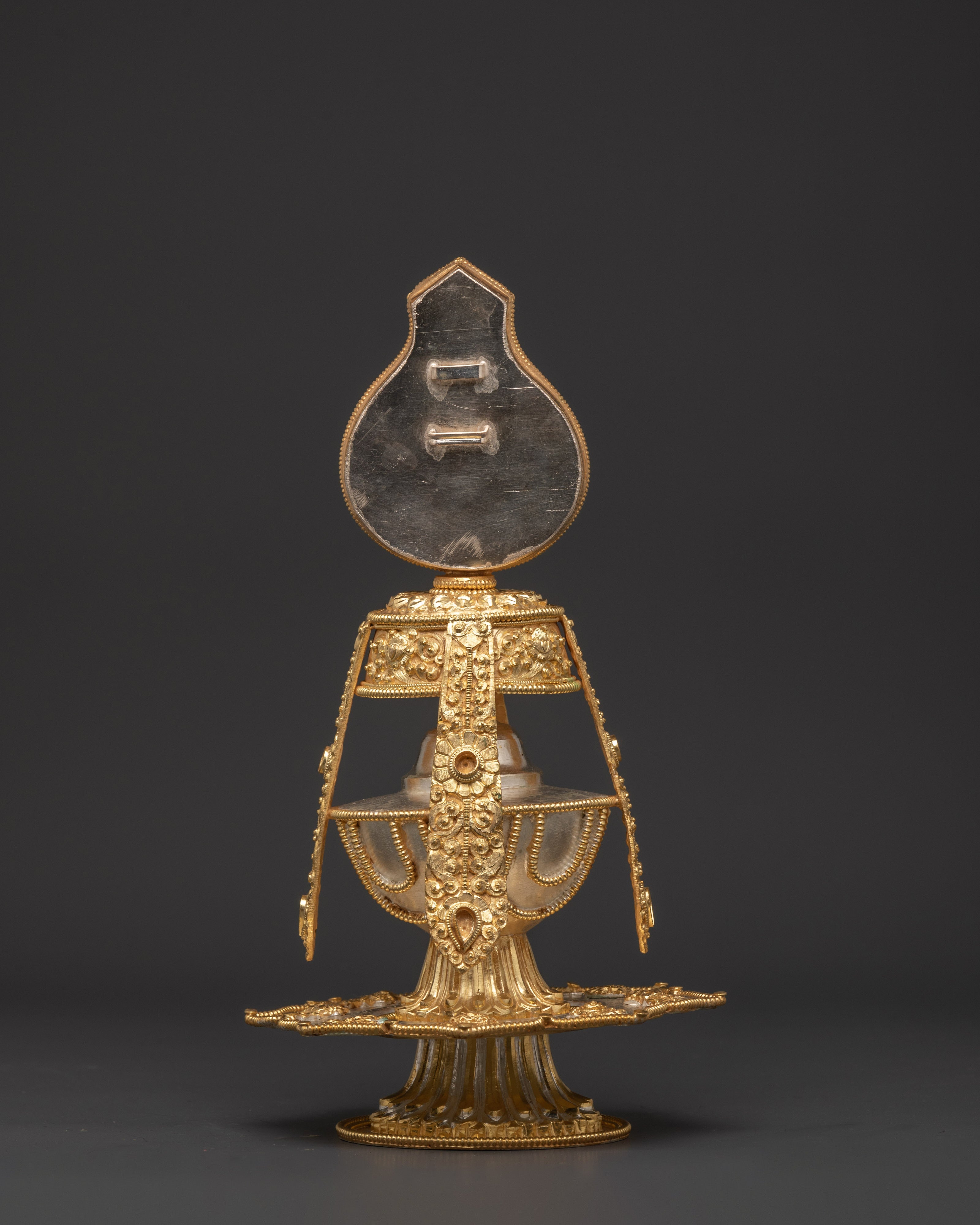 Traditional Copper Body Life Vase | Handcrafted Gold Plated Spiritual Vessel