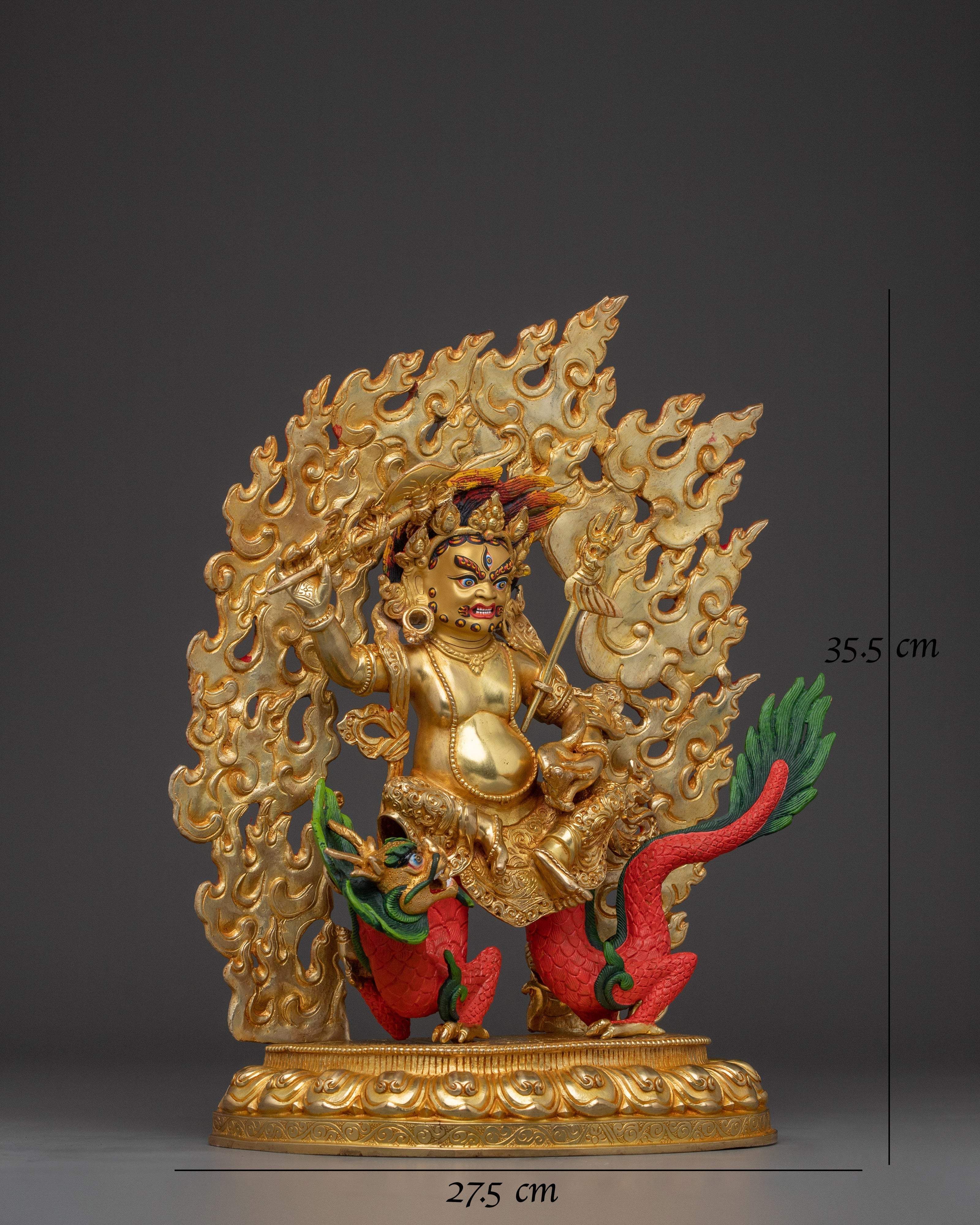white-dzambhala-sculpture