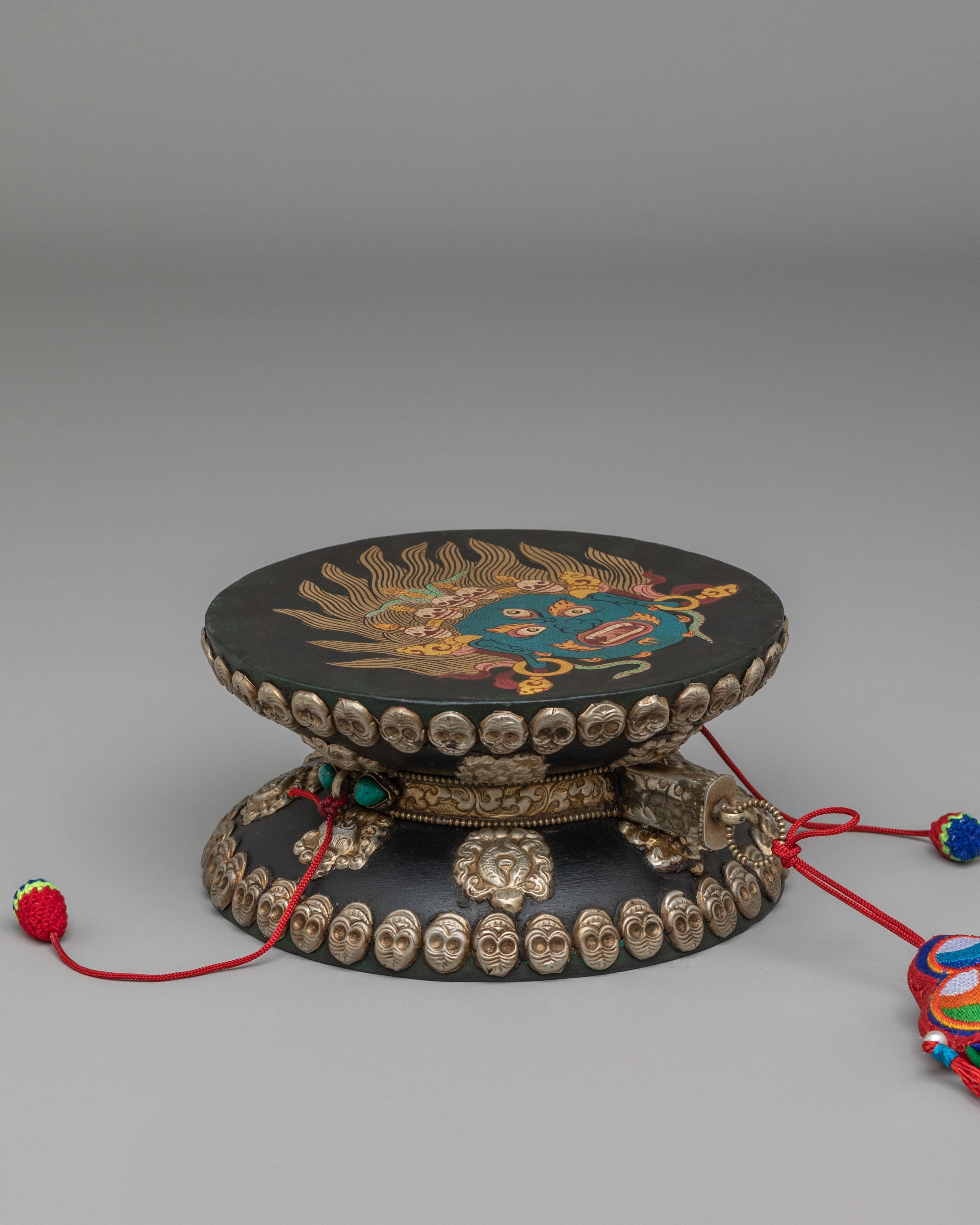 Spiritual Buddhist Damaru | Himalayan Ritual Instrument