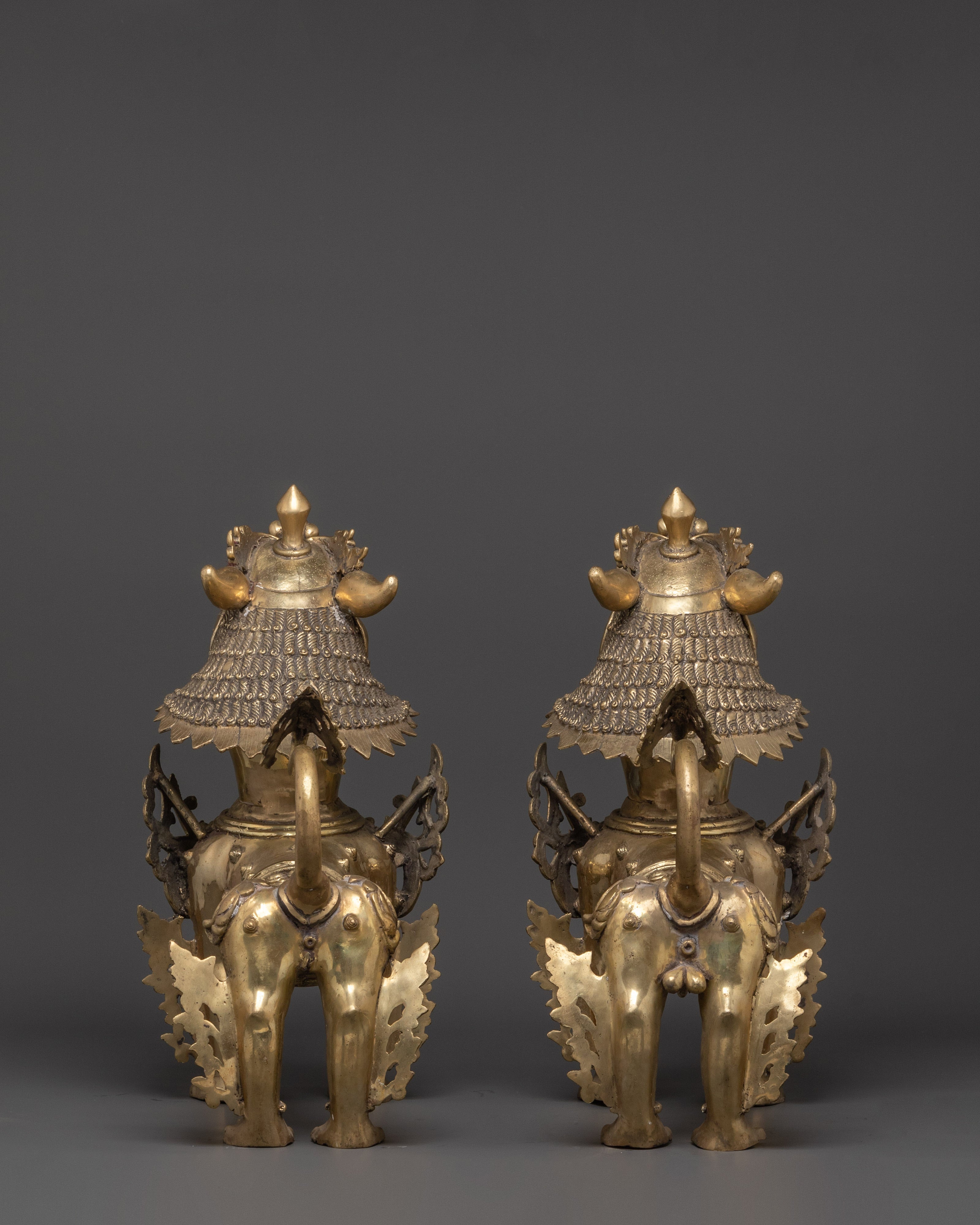Handmade Lion Set Decor | Majestic Guardians of Strength and Protection