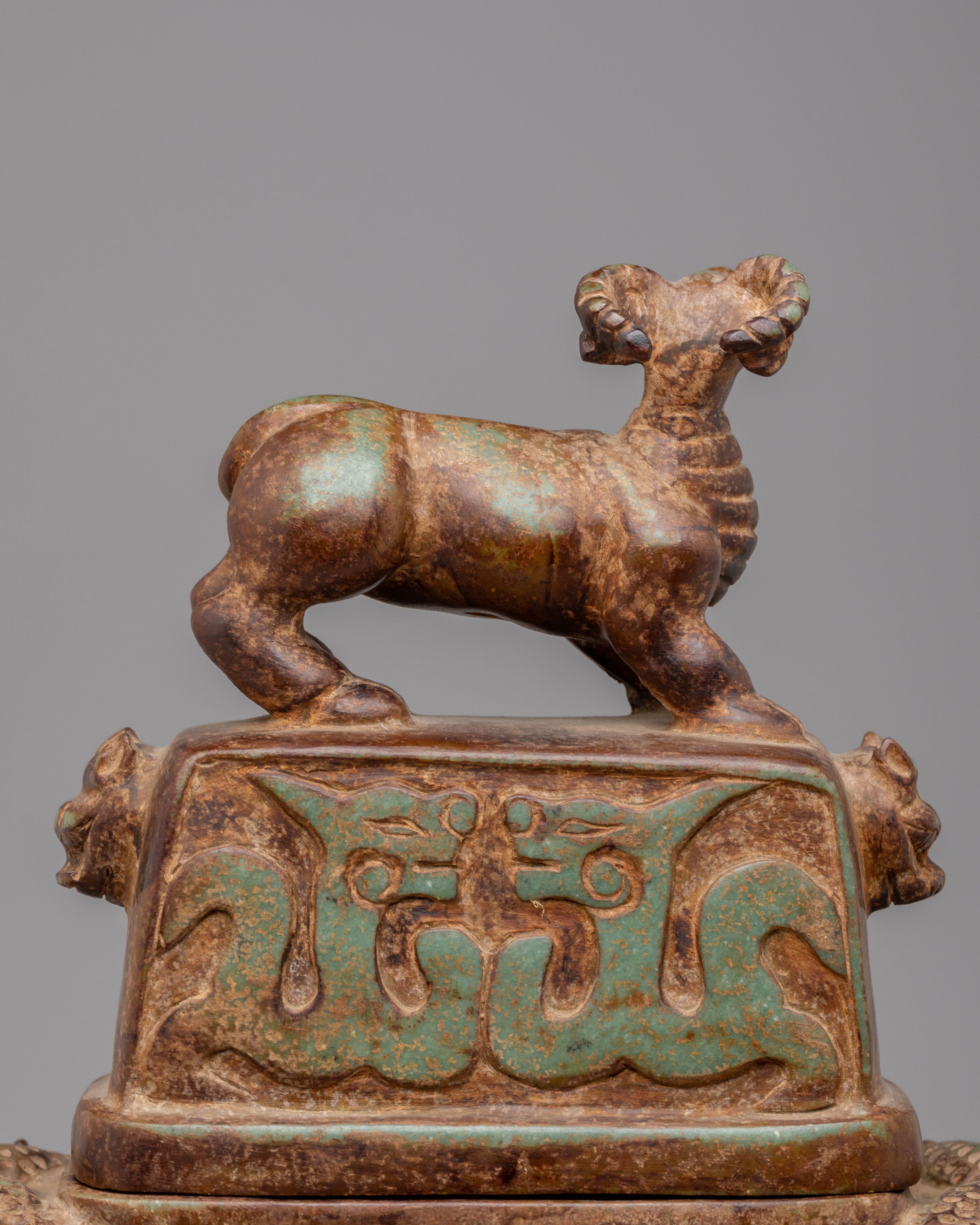 Decorative Jewellery Box | Traditional Himalayan Stone Carving