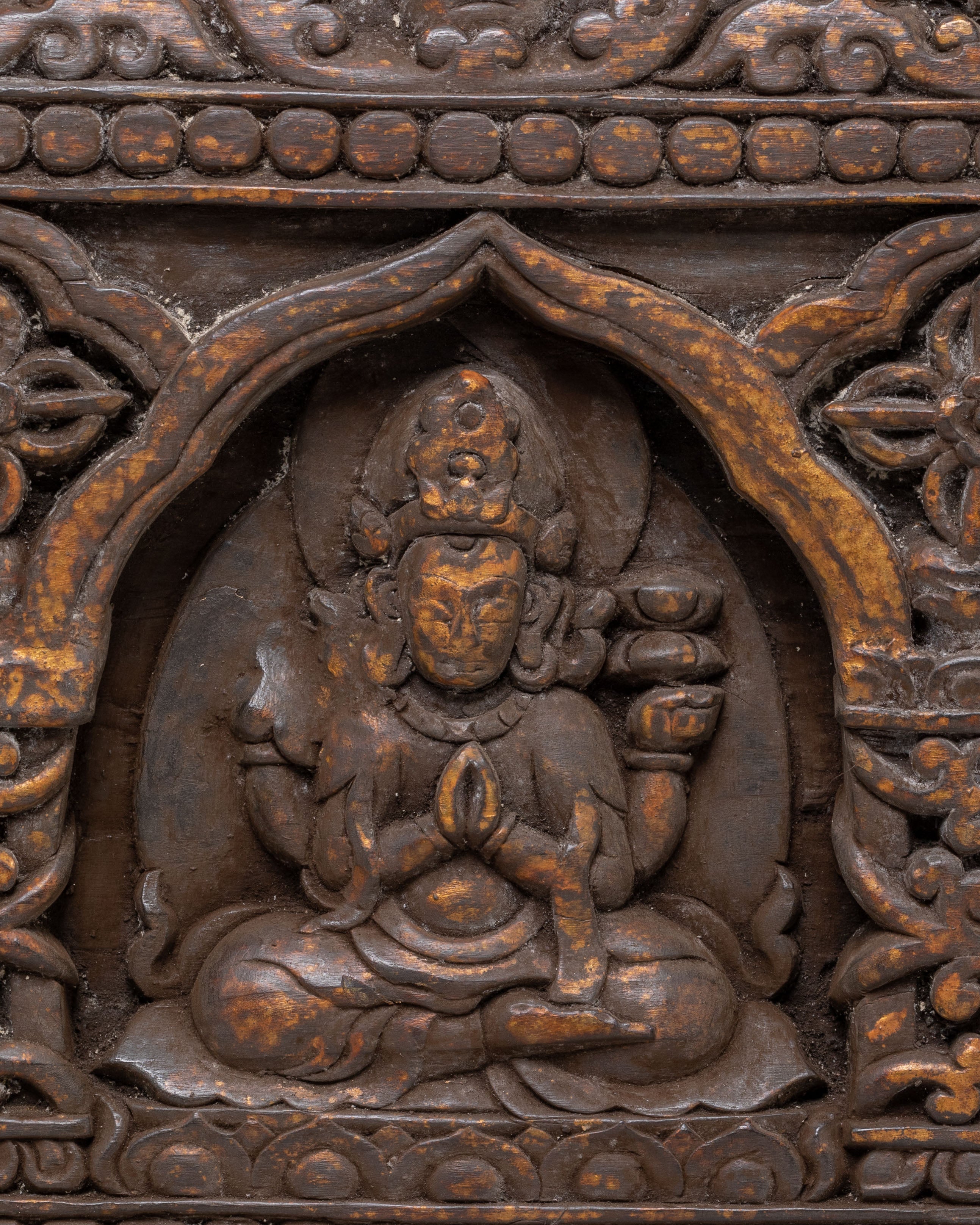 Handcrafted Buddhist Deities Book Cover | Spiritual Decor