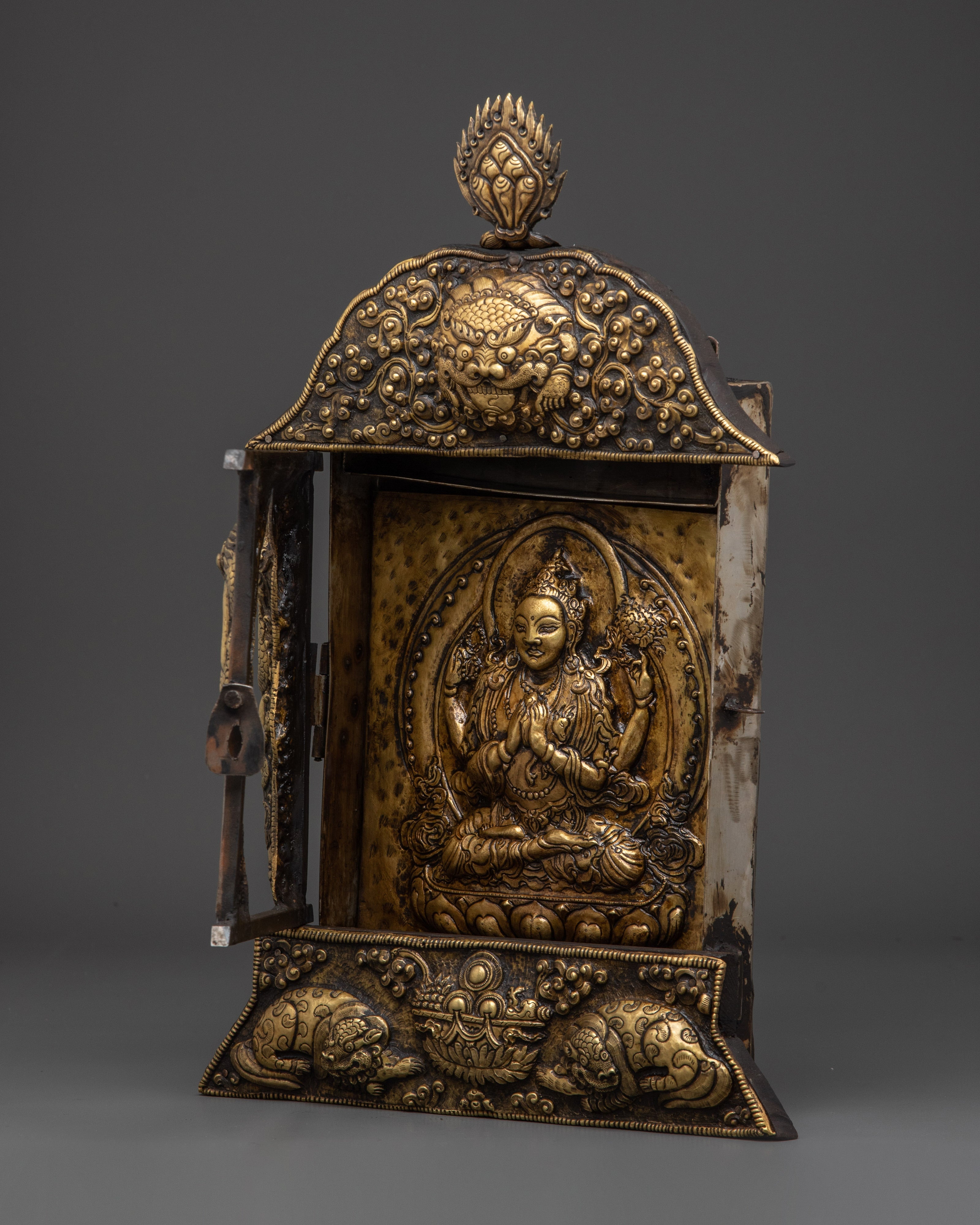 Chenrezig Brass Statue | The Bodhisattva of Compassion