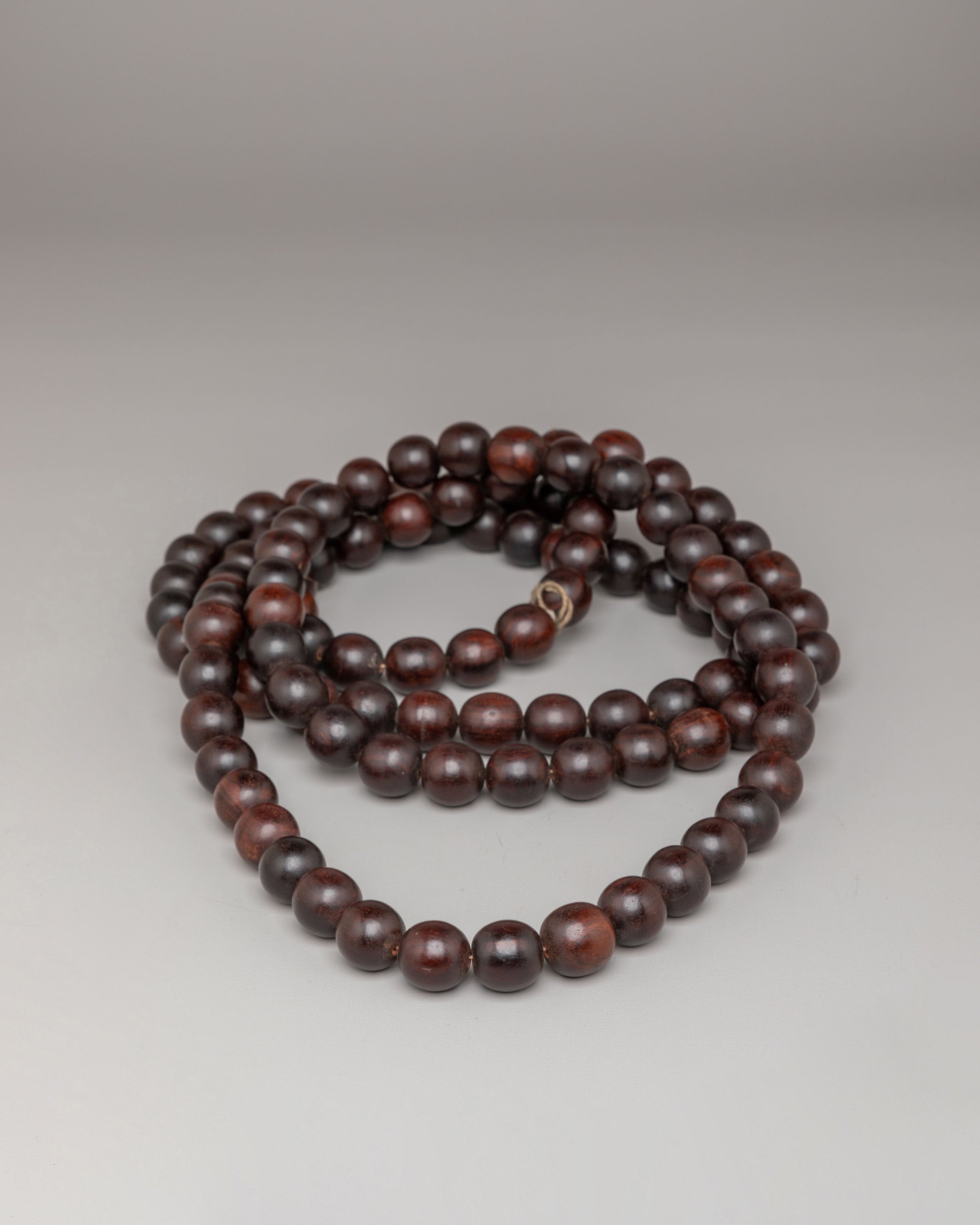 Handcrafted Red Sandalwood Mala | Mantra Meditation & Prayer Beads