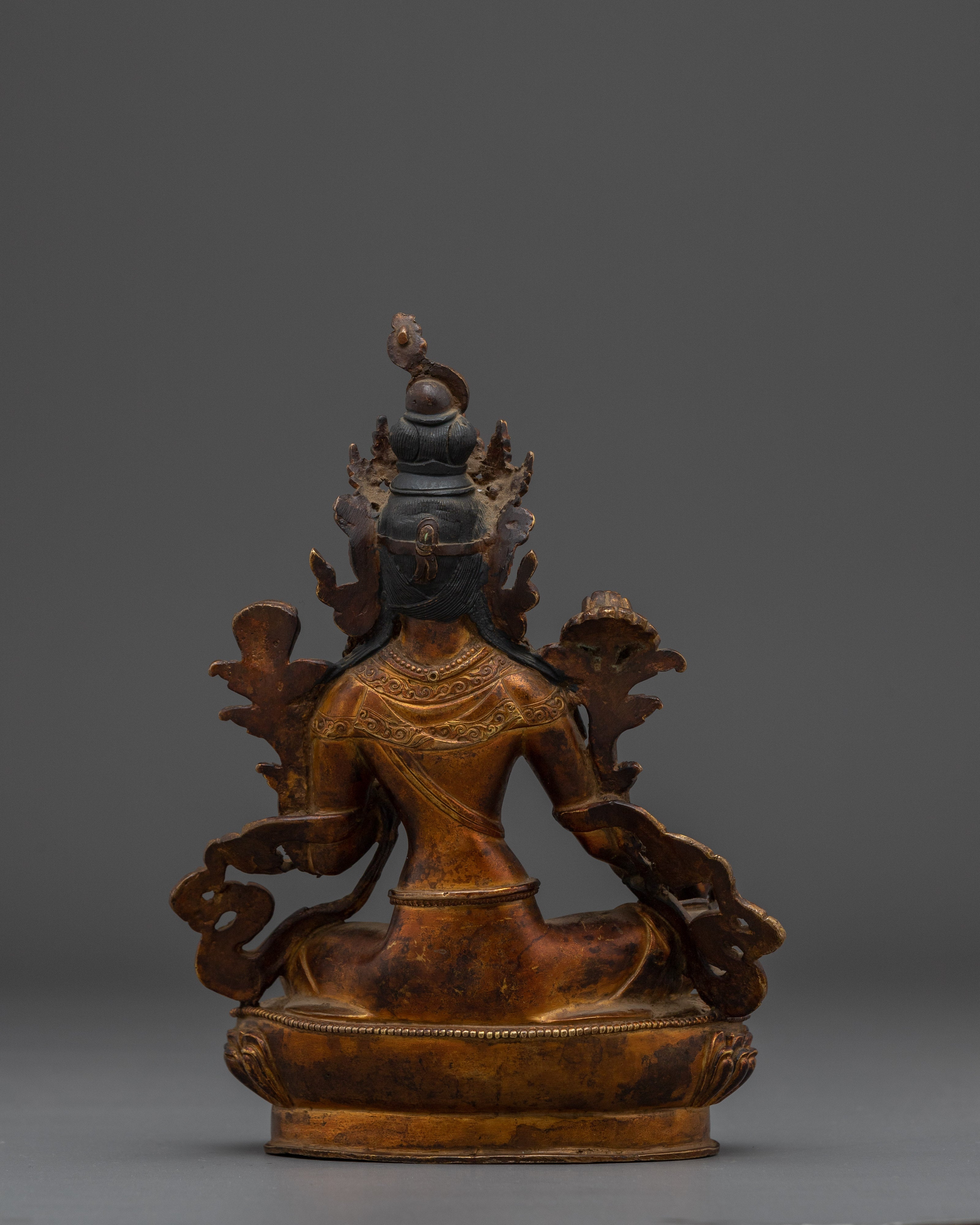 Sacred Green Tara Mother of Liberation | Handcrafted Nepali Meditation Altar Deity