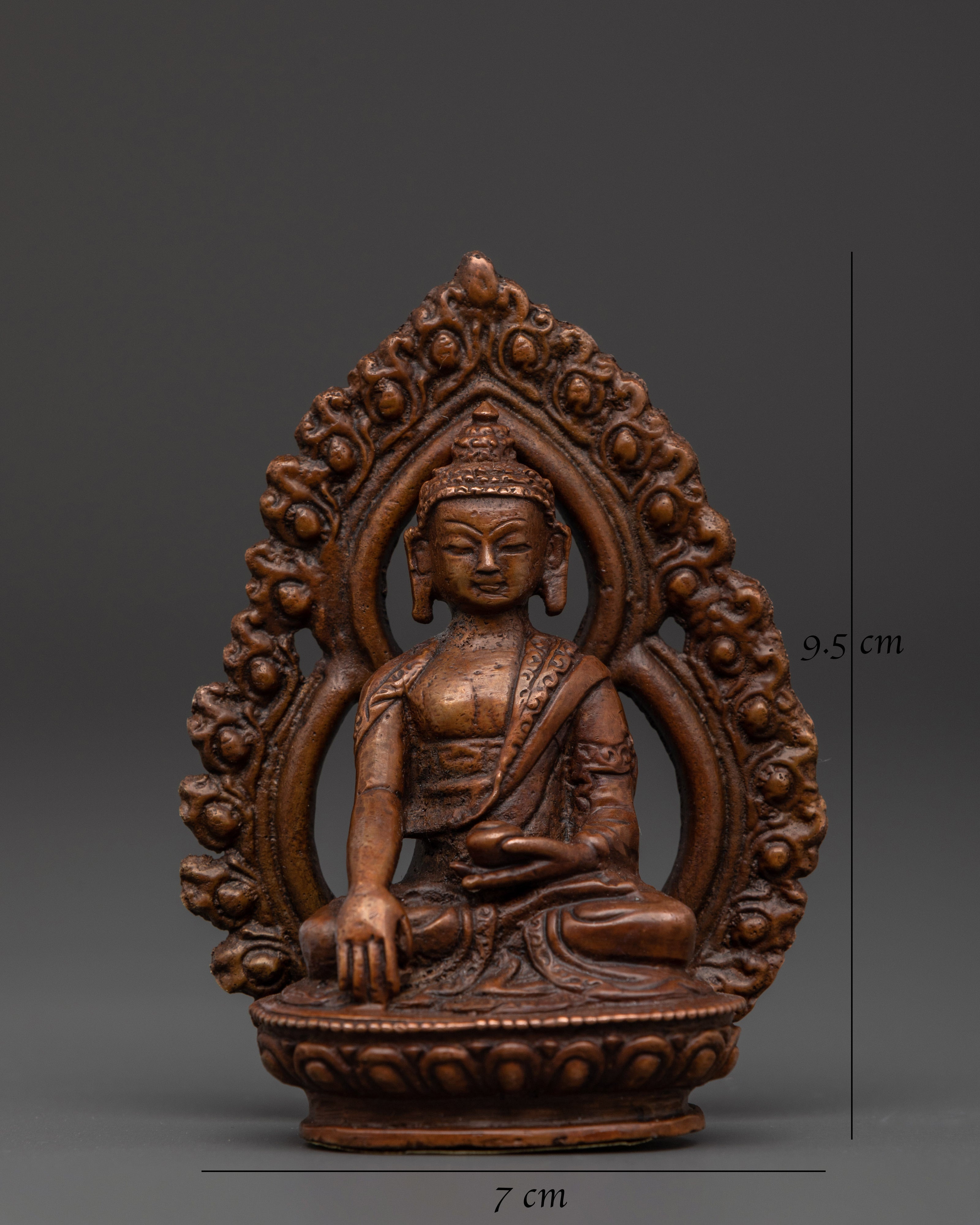 Shakyamuni Buddha Seated on Lotus Moon Disc for Dharma Practice