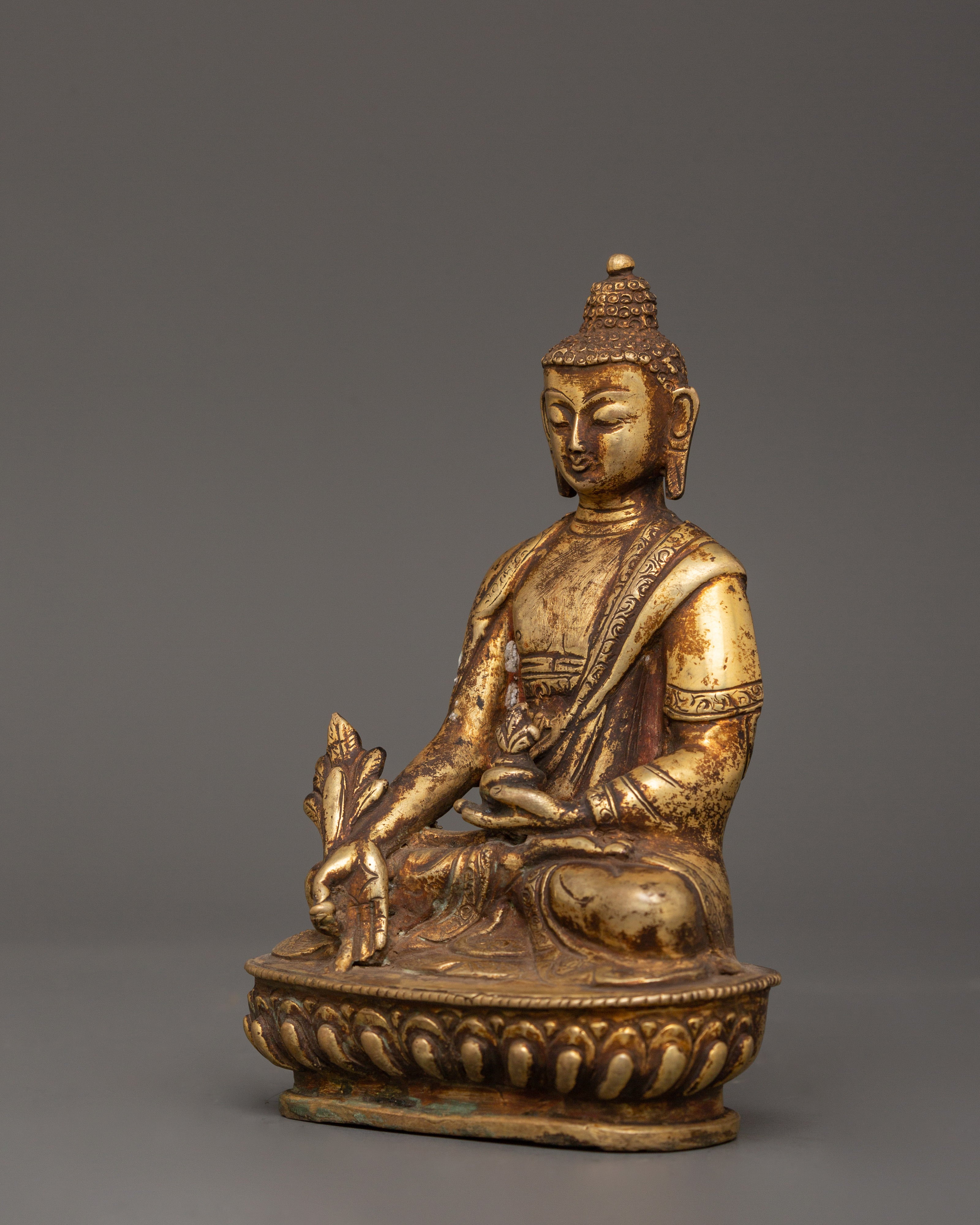 The Medicine Buddha Copper Statue | The Divine Heale