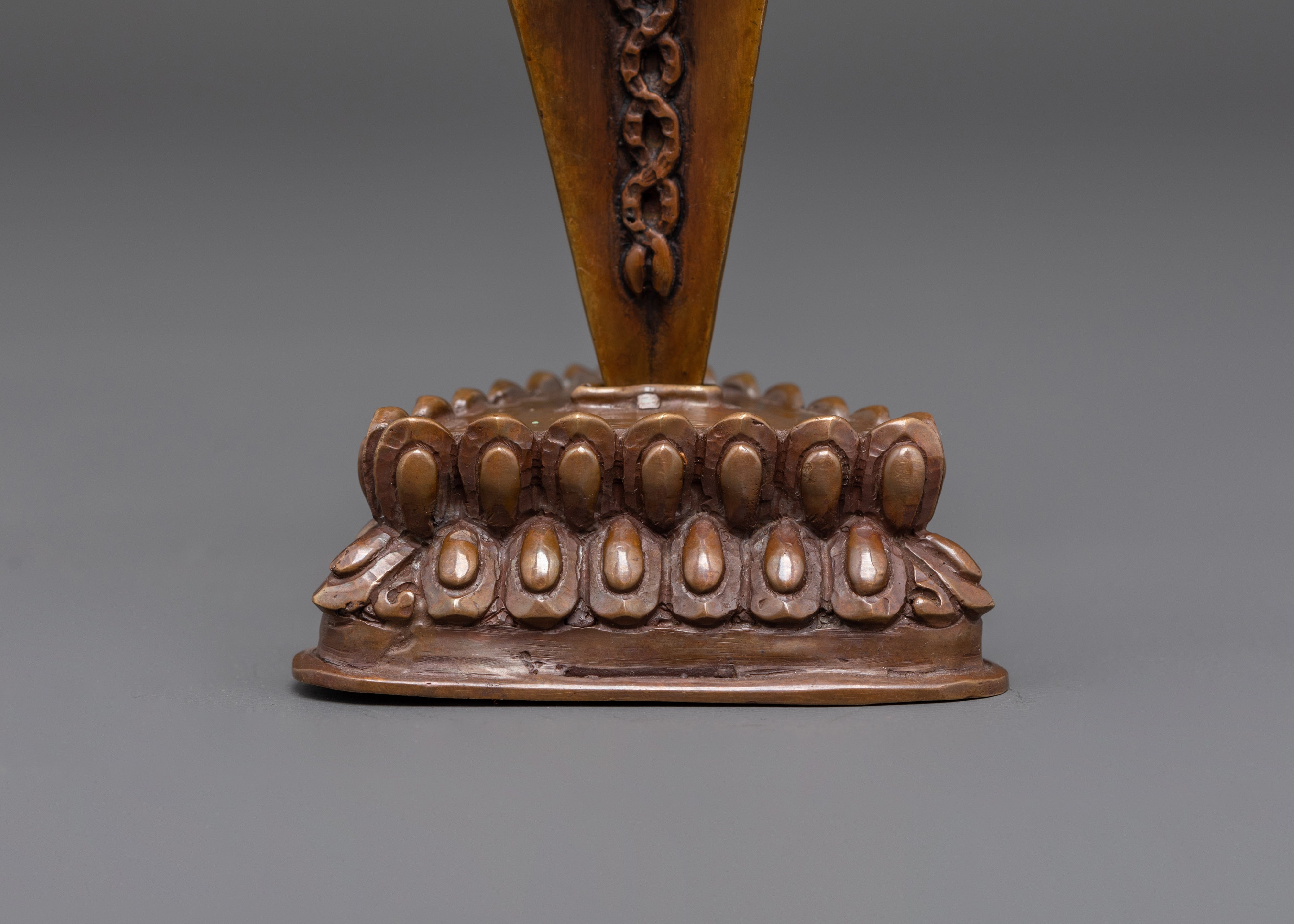 Tibetan Ritual Weapon Phurba | Buddhist Ritual Dagger for Meditation and Altar
