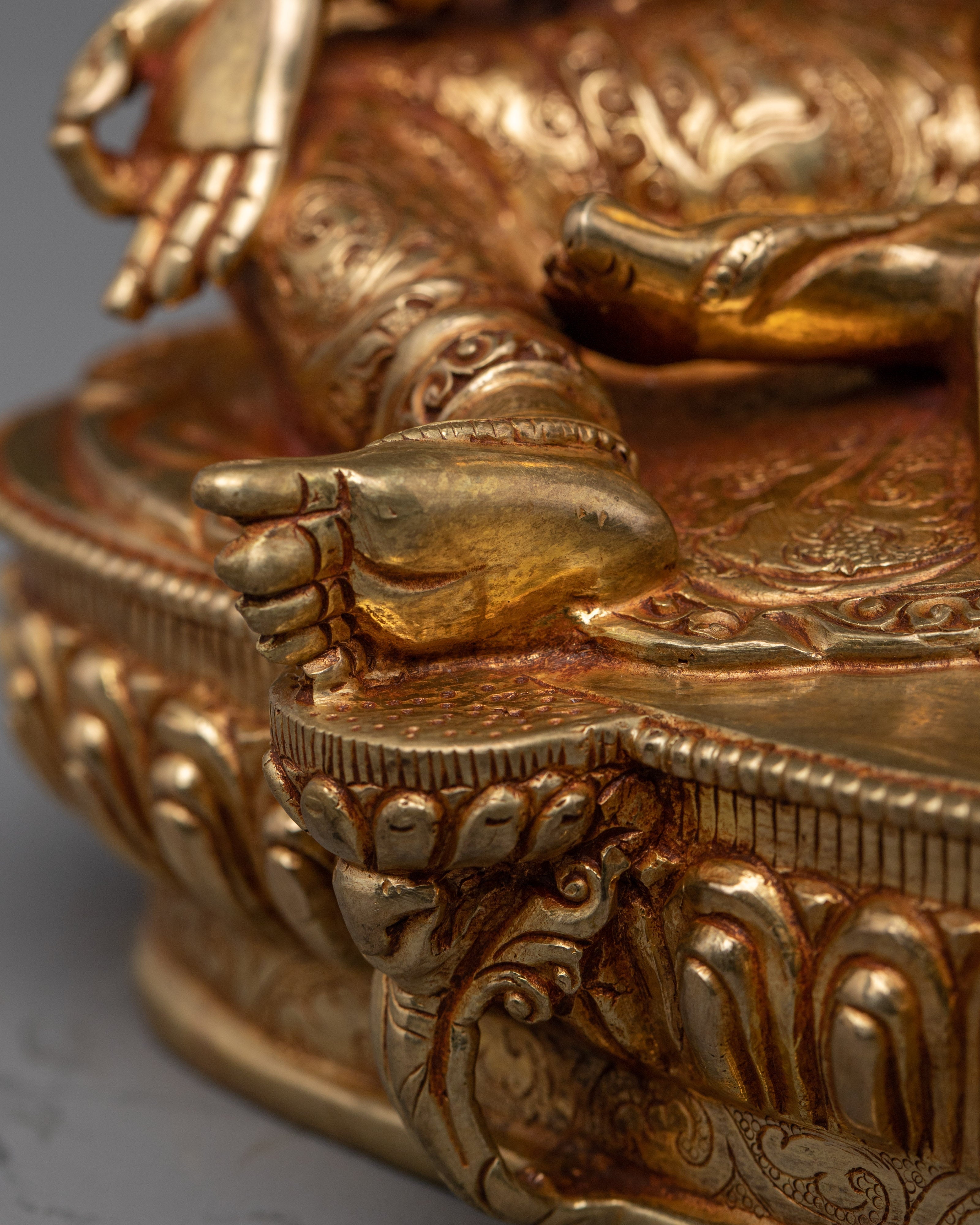 Sacred Feminine Figurine of Green Tara | Bodhisattva of Compassion