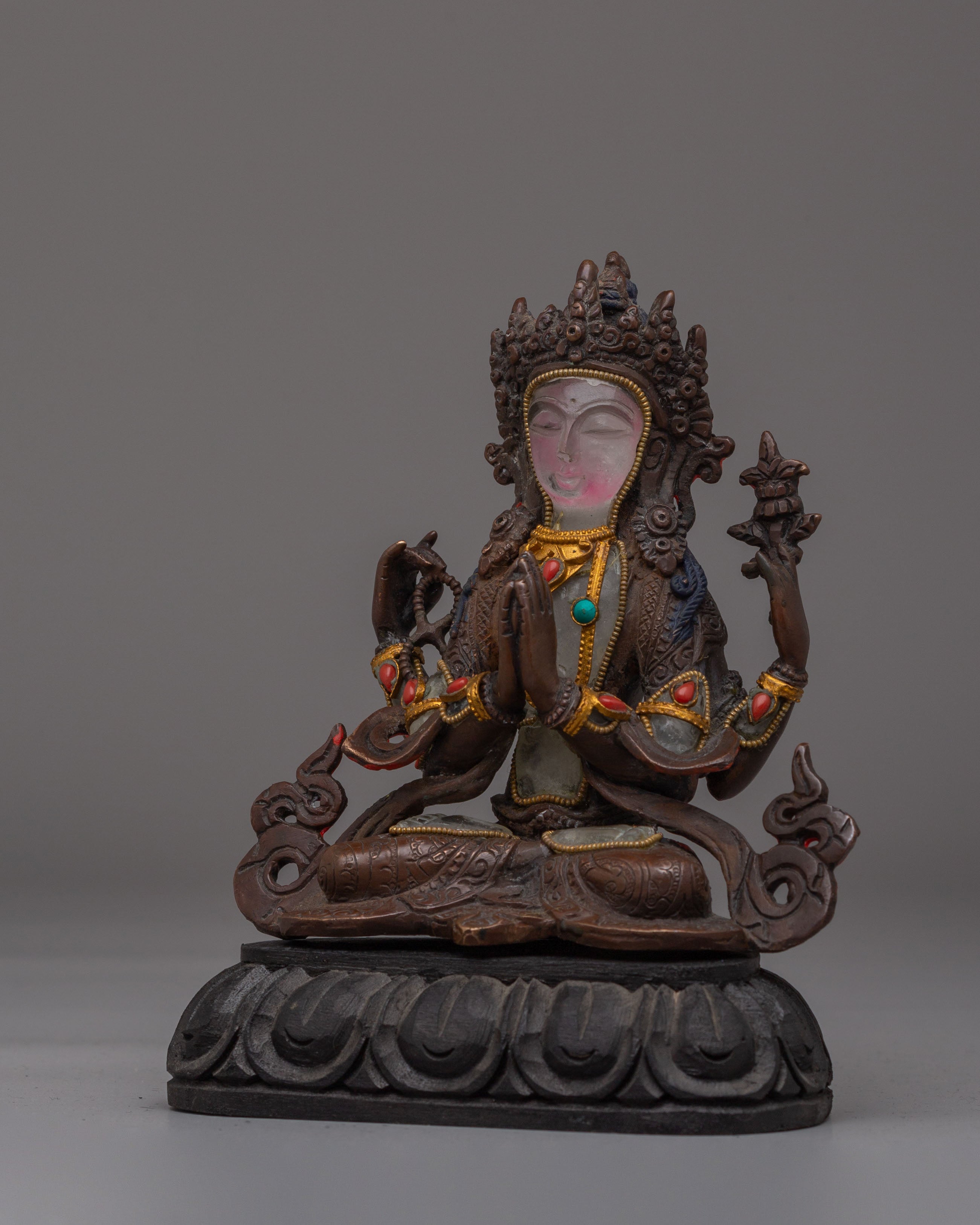 Bodhisattva Chenrezig Nepal Statue | Divine Representation of Compassion and Peace