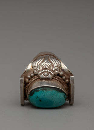 Sterling Silver and Turquoise Ring |  Perfect for Personal Ornamentation or a Meaningful Gift
