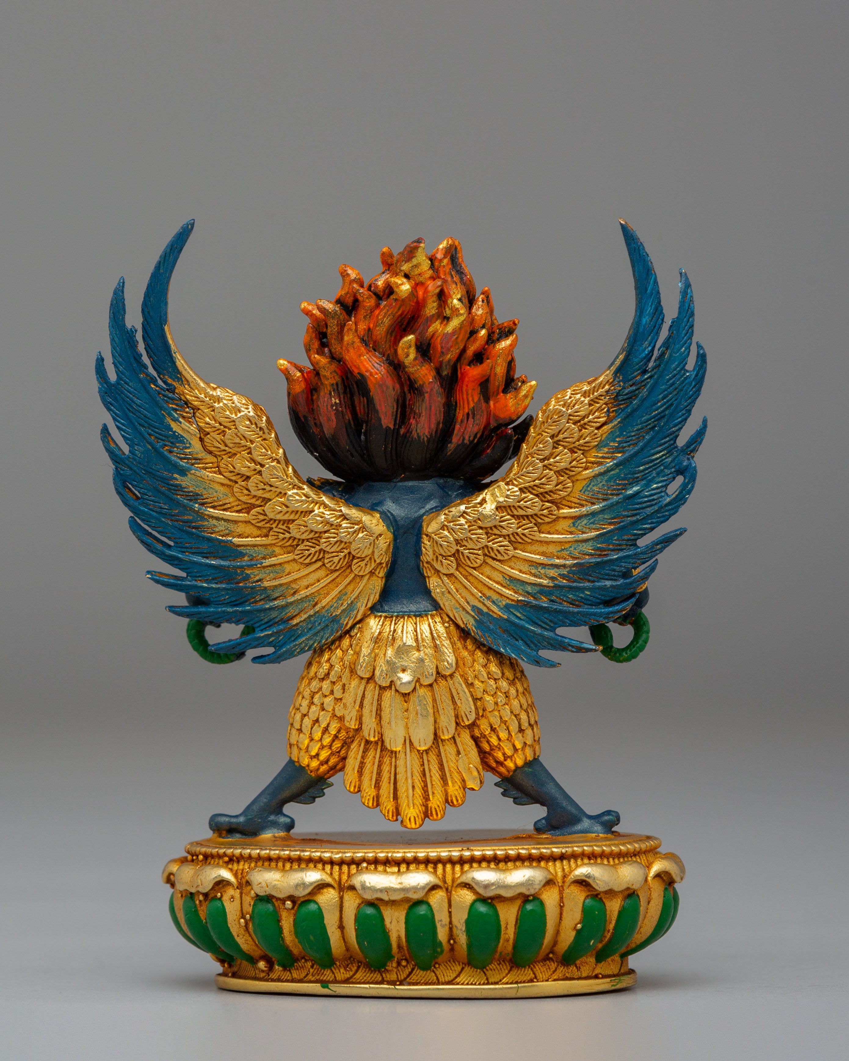 Handcrafted Garuda Hindu Deity Statue | God of Speed and Protection