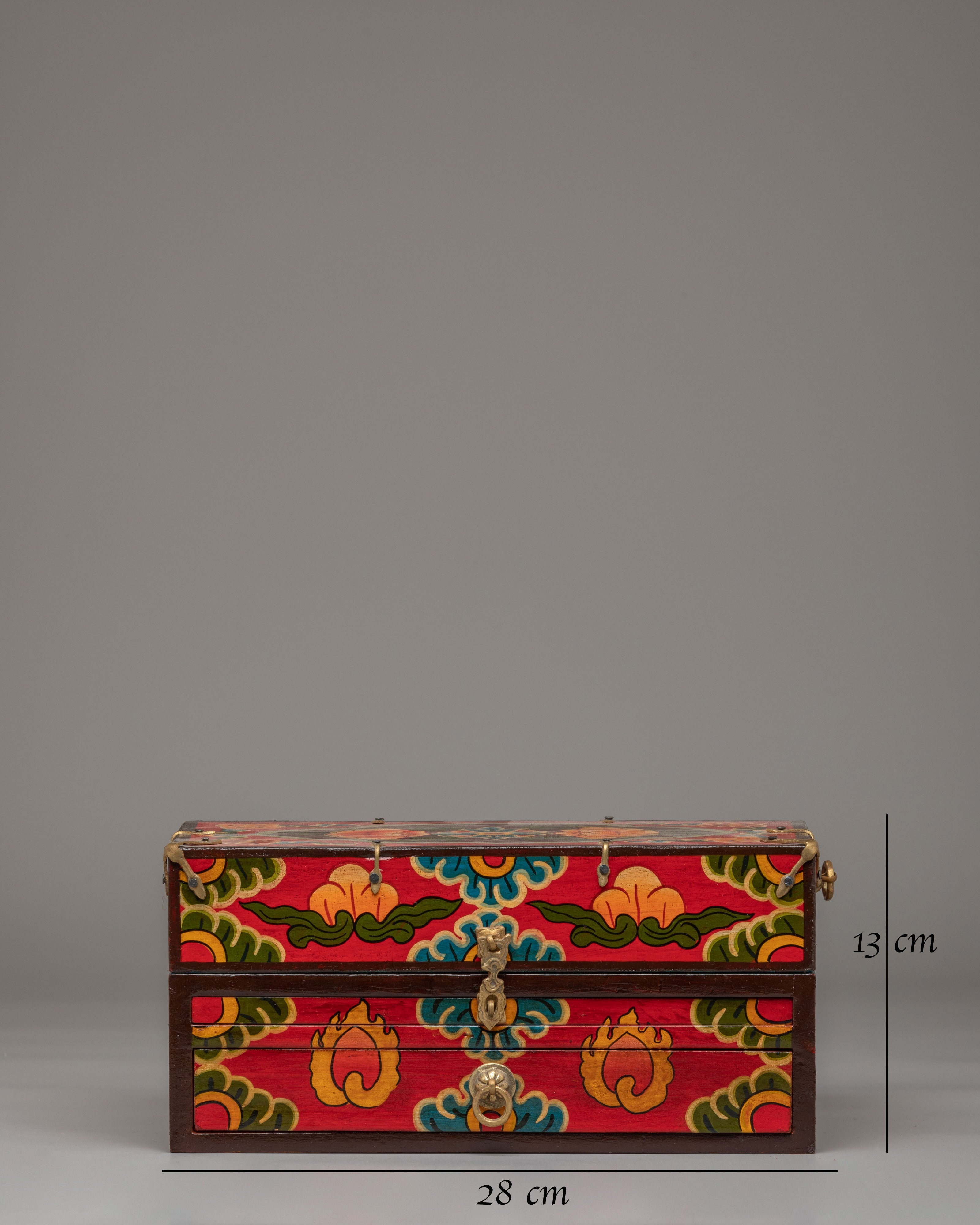 Spiritual Altar Box with Statue | Sacred Decor for Meditation & Rituals