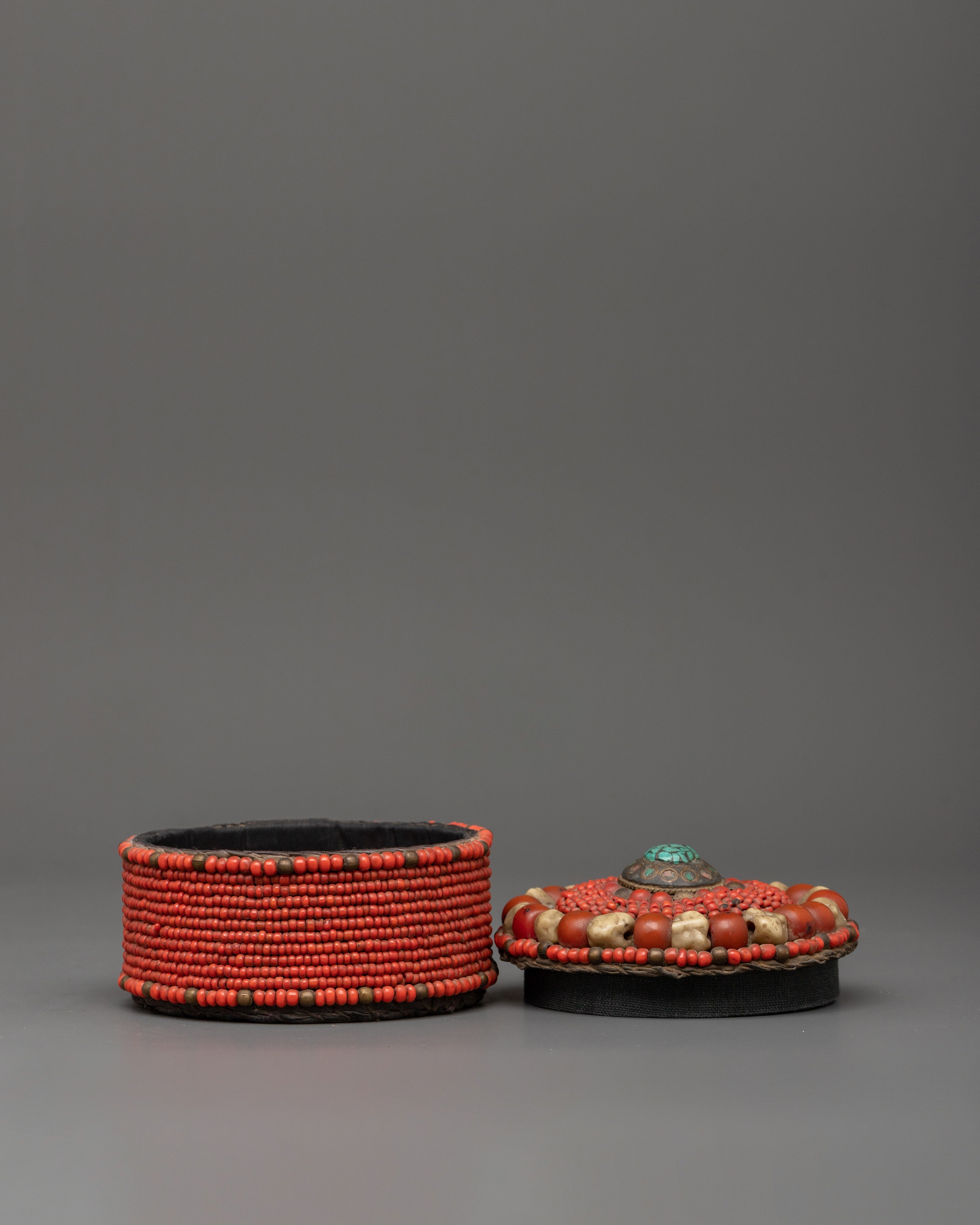 Tibetan Jewellery Box for Collection | Handmade Ethnic Accessory Storage