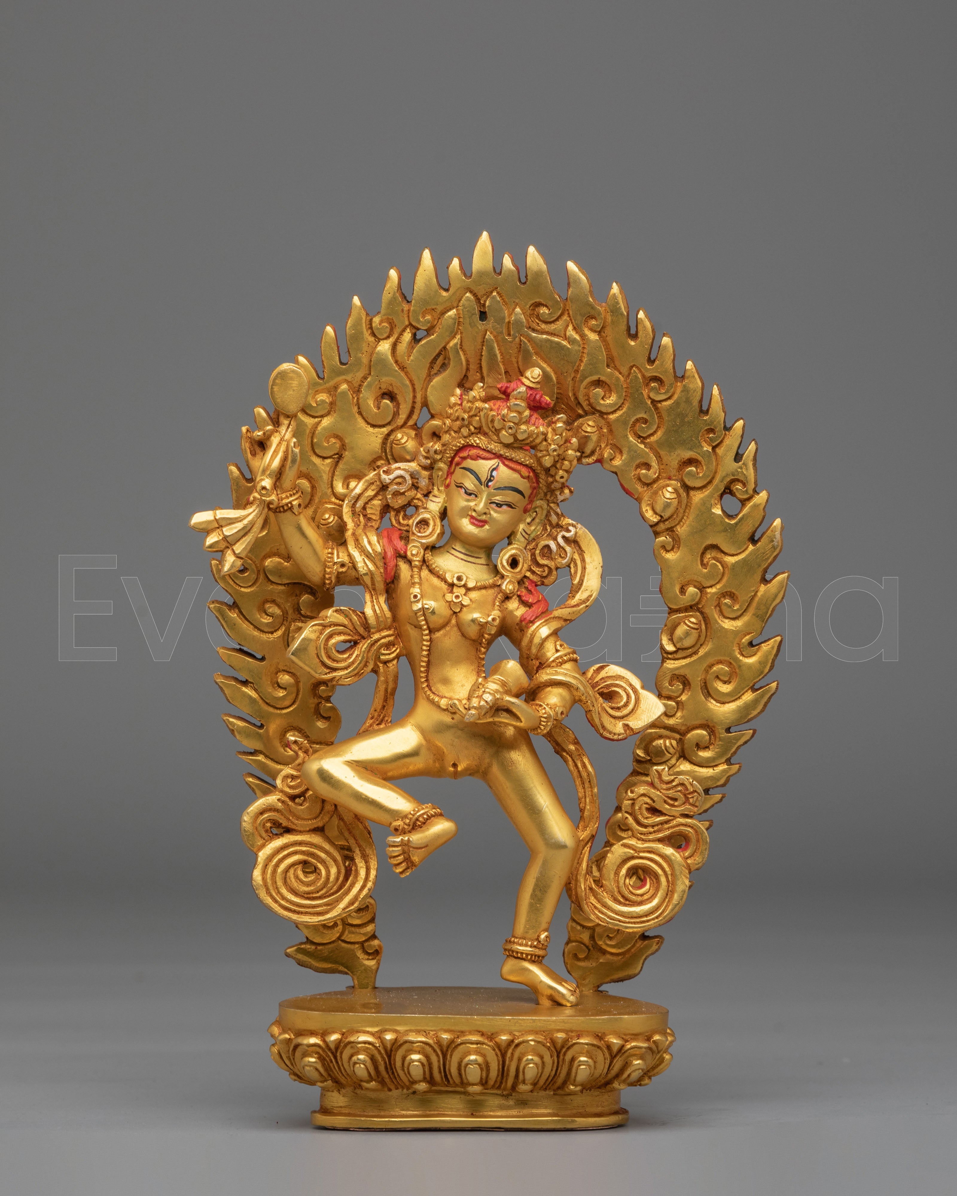 Handcrafted Machig Labdron Buddhist Statue 