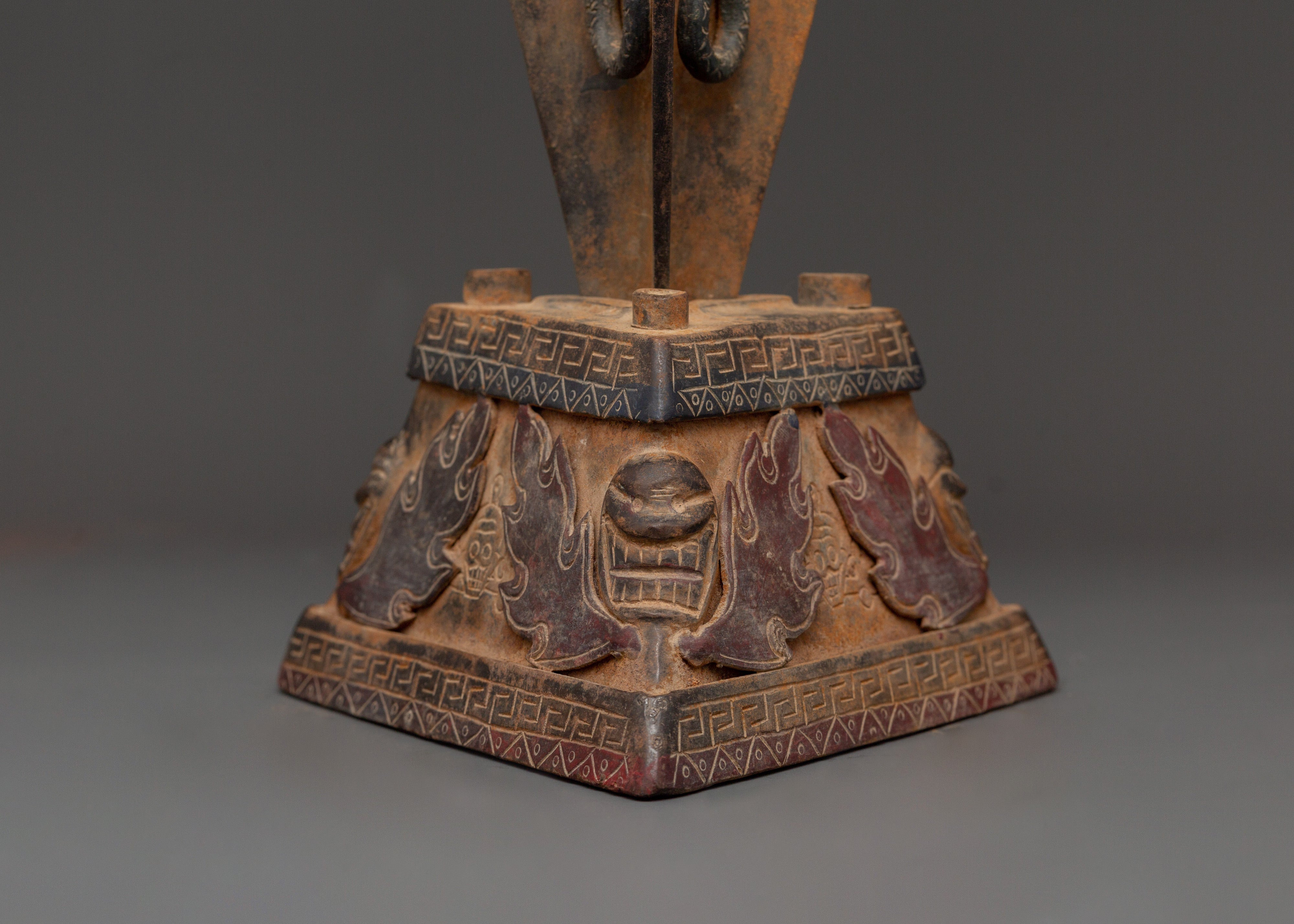 Vajrakilaya Phurba Statue | Wrathful Tibetan Guardian Deity