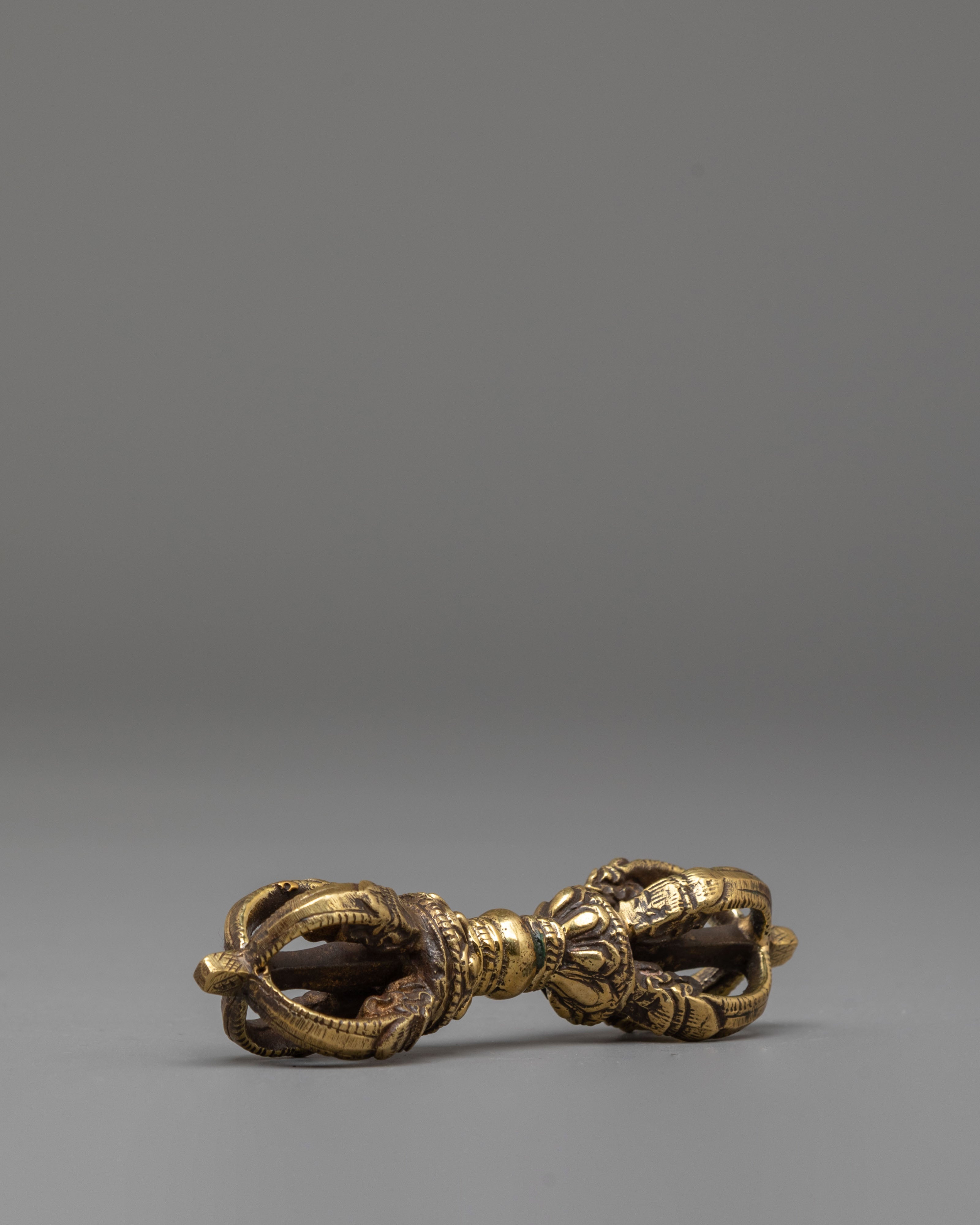Tibetan Vajra for Ritual Practice | Handcrafted Brass Dorje