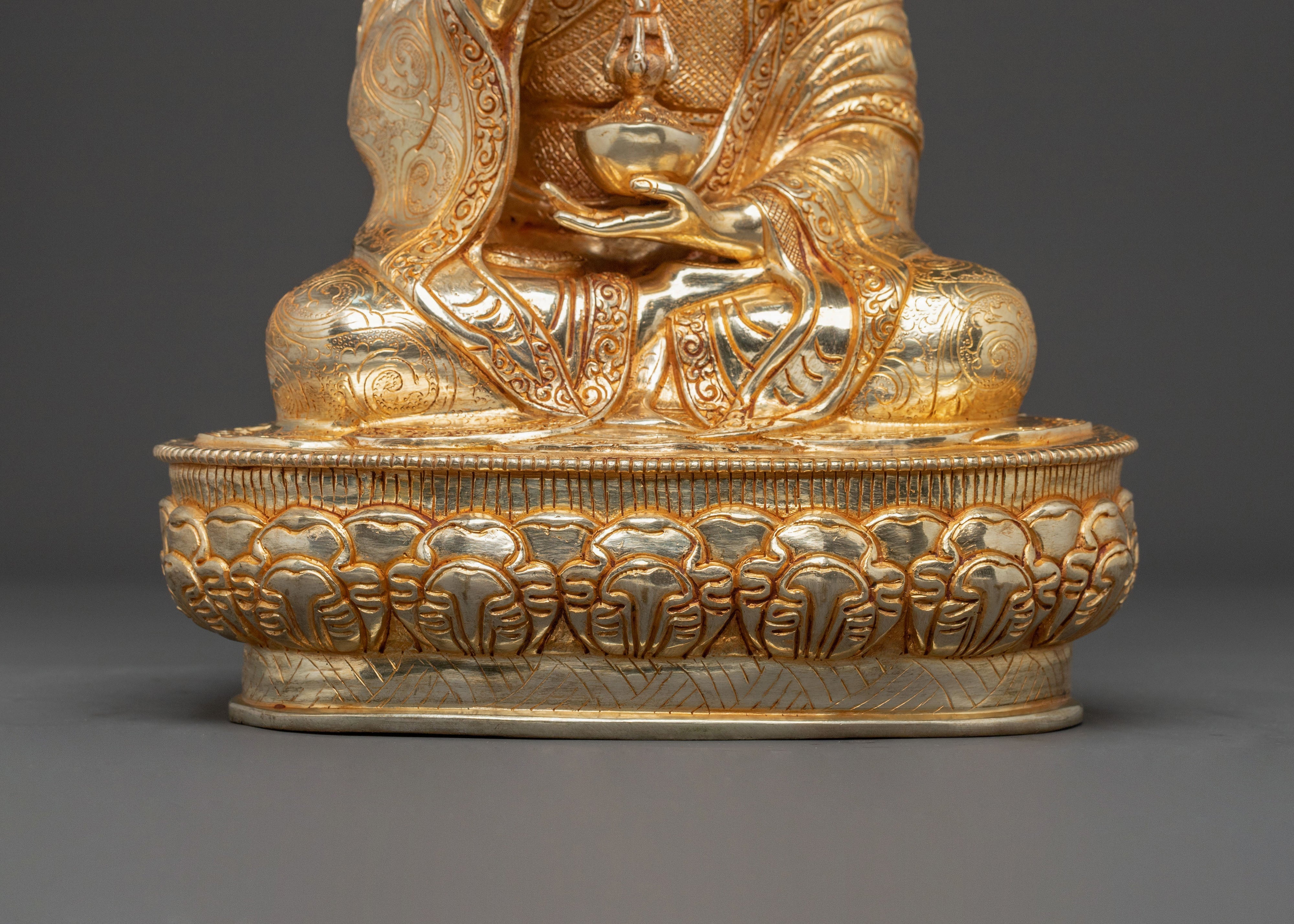 Dharma Master Guru Statue Set | Sacred Buddhist Art