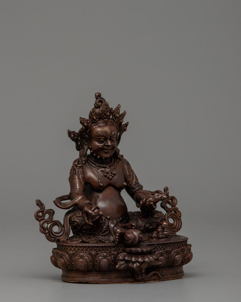 Dzambala Buddhist Wealth Deity Statue | Symbol of Prosperity Figurine