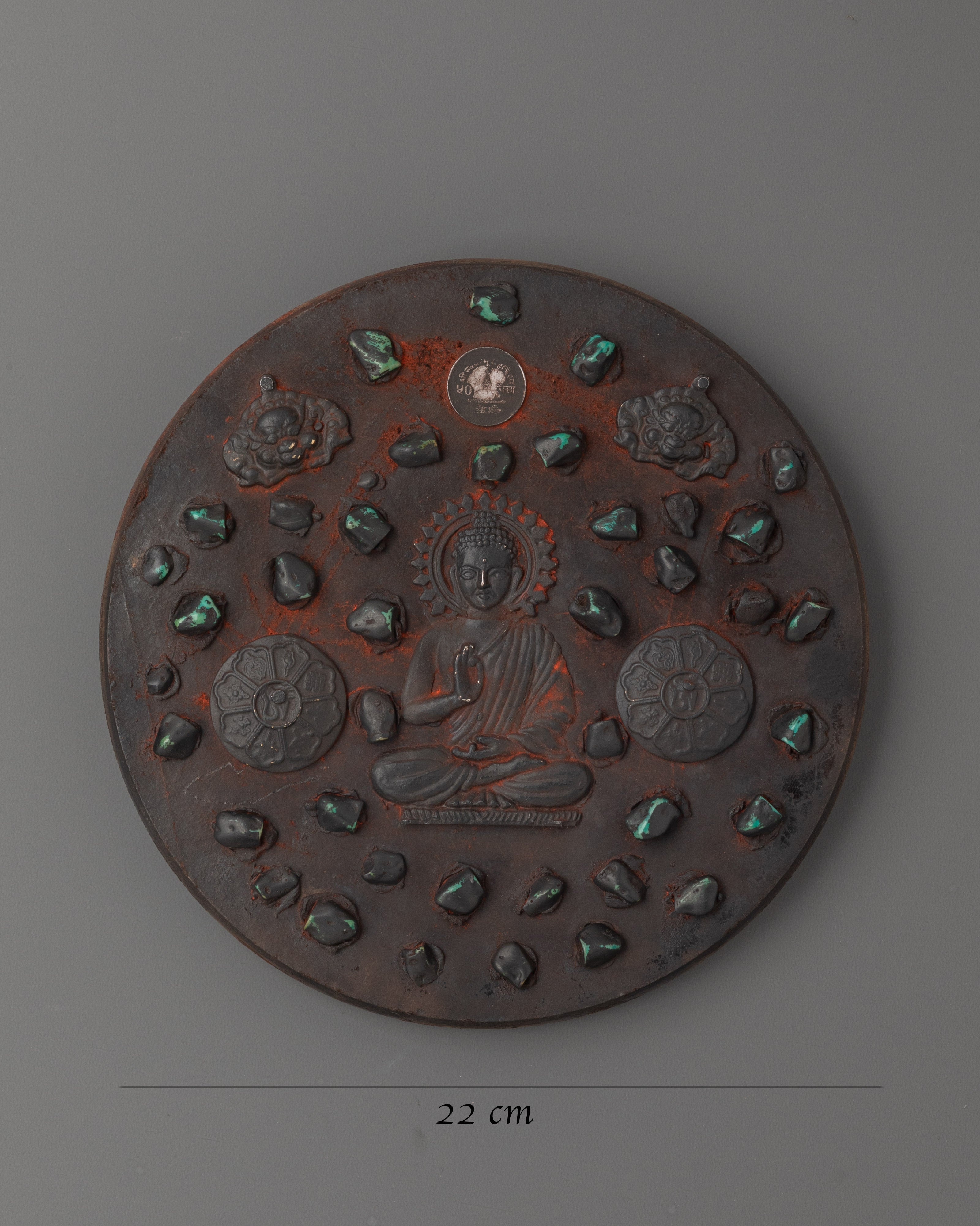 Spiritual Buddha Wall Hanging | Wooden Buddha Decor for Meditation