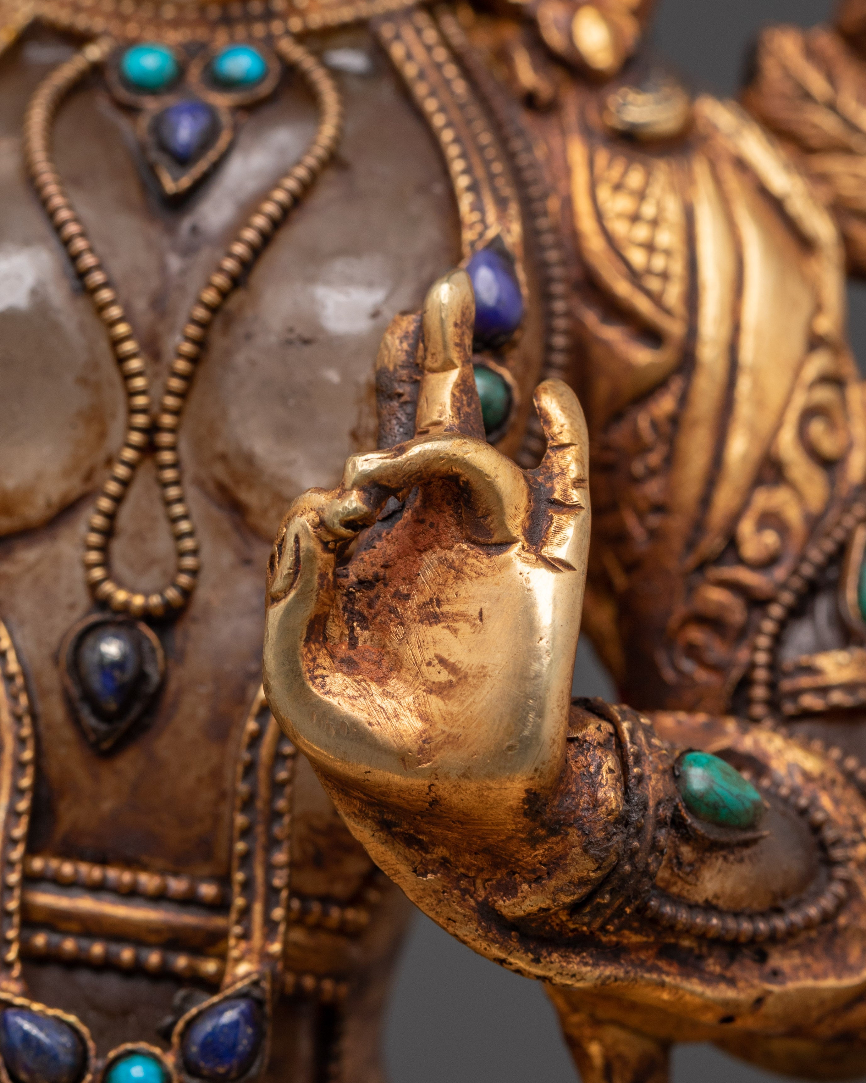 Crystal Green Tara Statue | Buddhist Goddess of Compassion