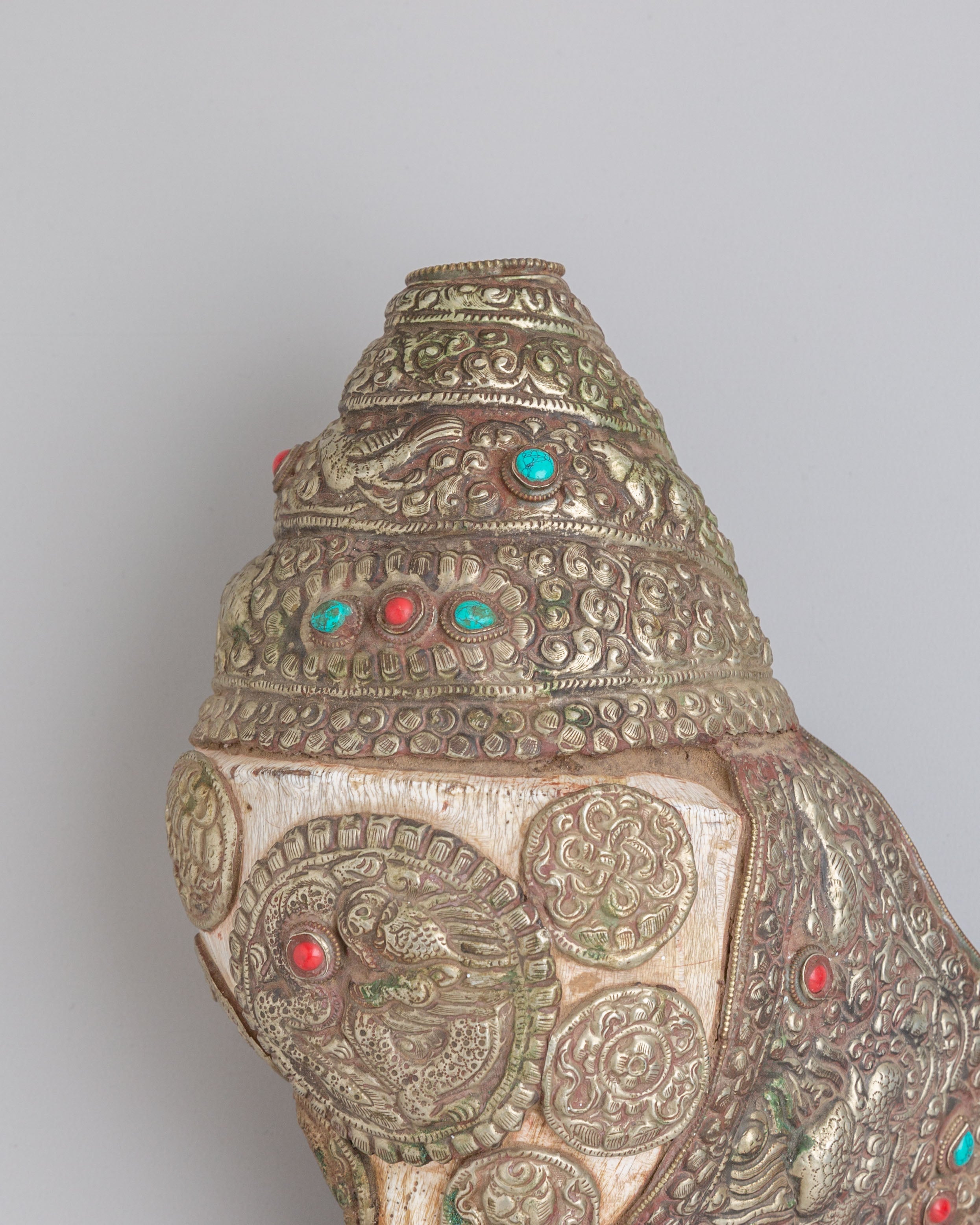 Himalayan Conch Shell | Buddhist Altar Decor