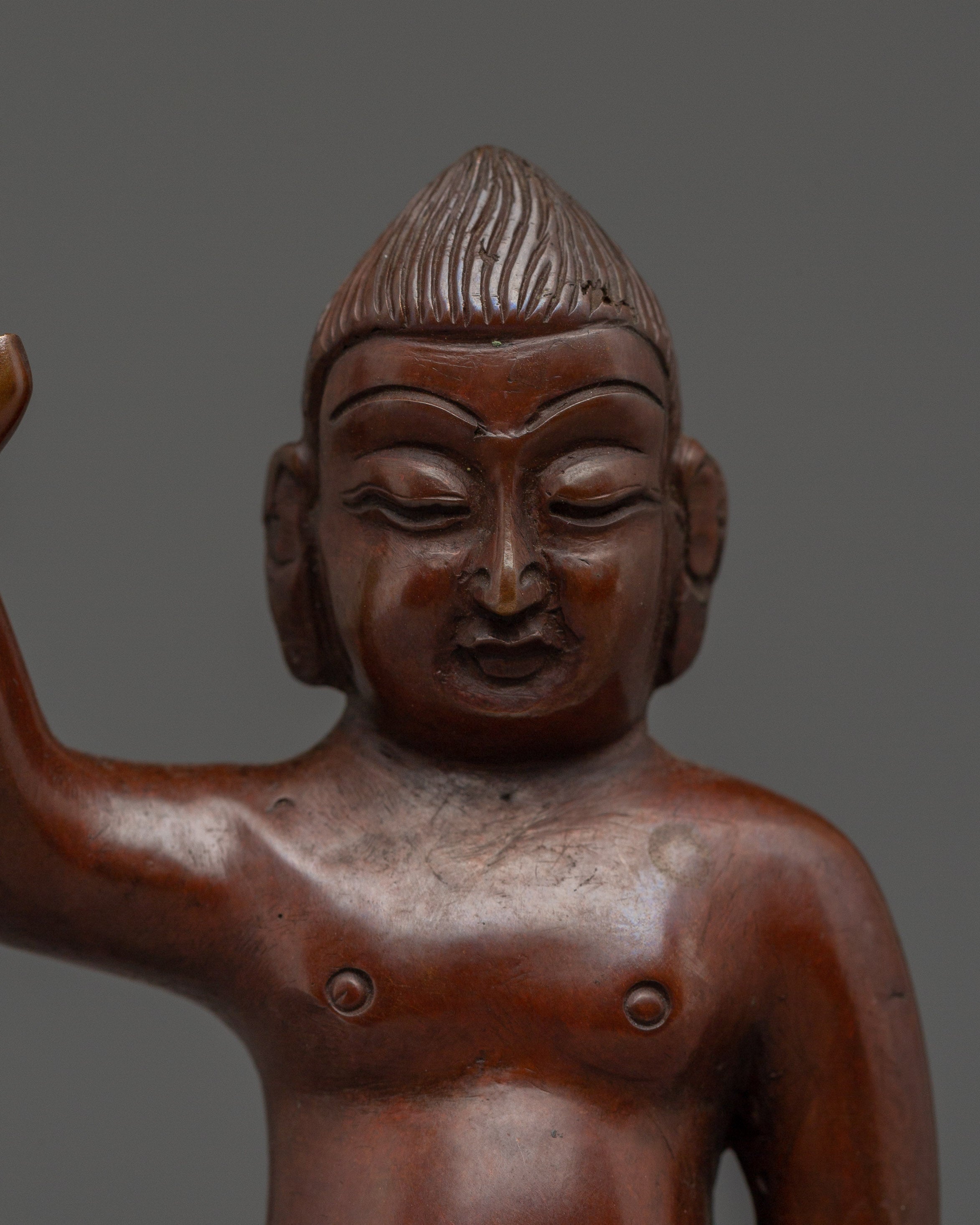 Elegant Little Buddha Statue | Handcrafted Buddhist Sculpture for Peace & Serenity
