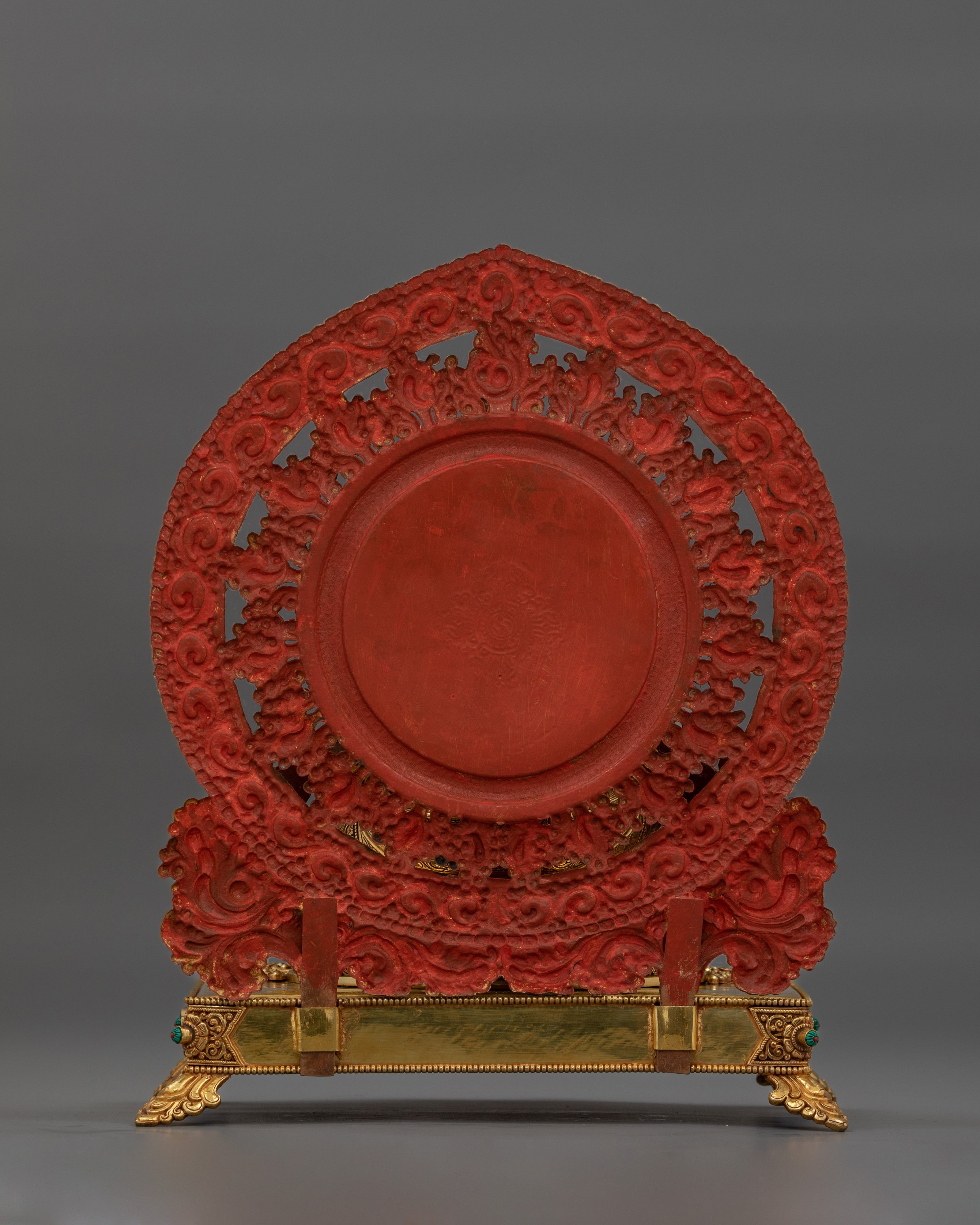 24K Gold Gilded Dzambhala Rituals Figure | The Wealth Deity of Prosperity