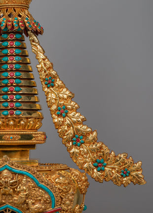 Tibetan Buddhist Enlightenment Stupa | Symbol of Enlightenment and Spiritual Devotion