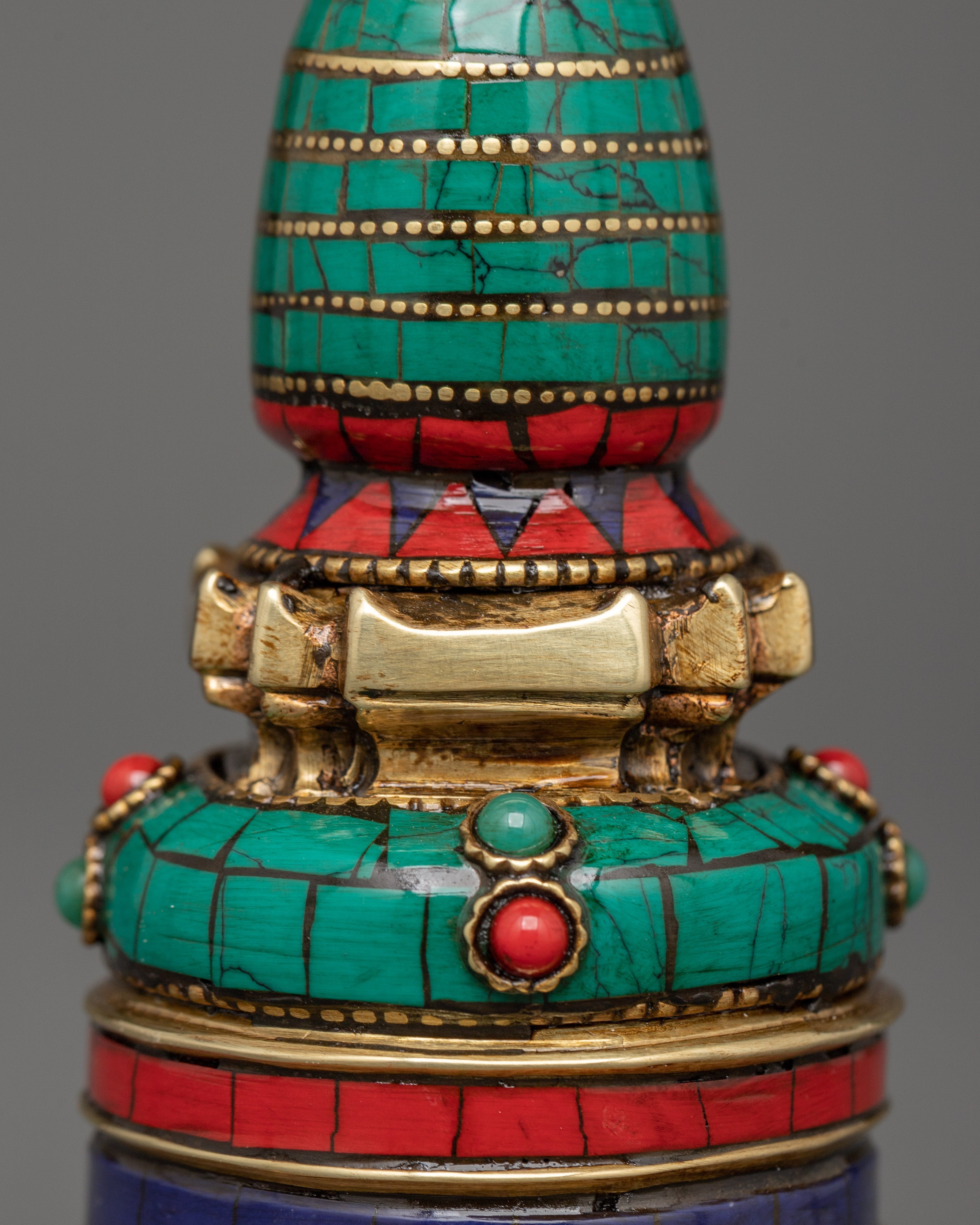 Copper Stupa for Dharma | Religious Decor