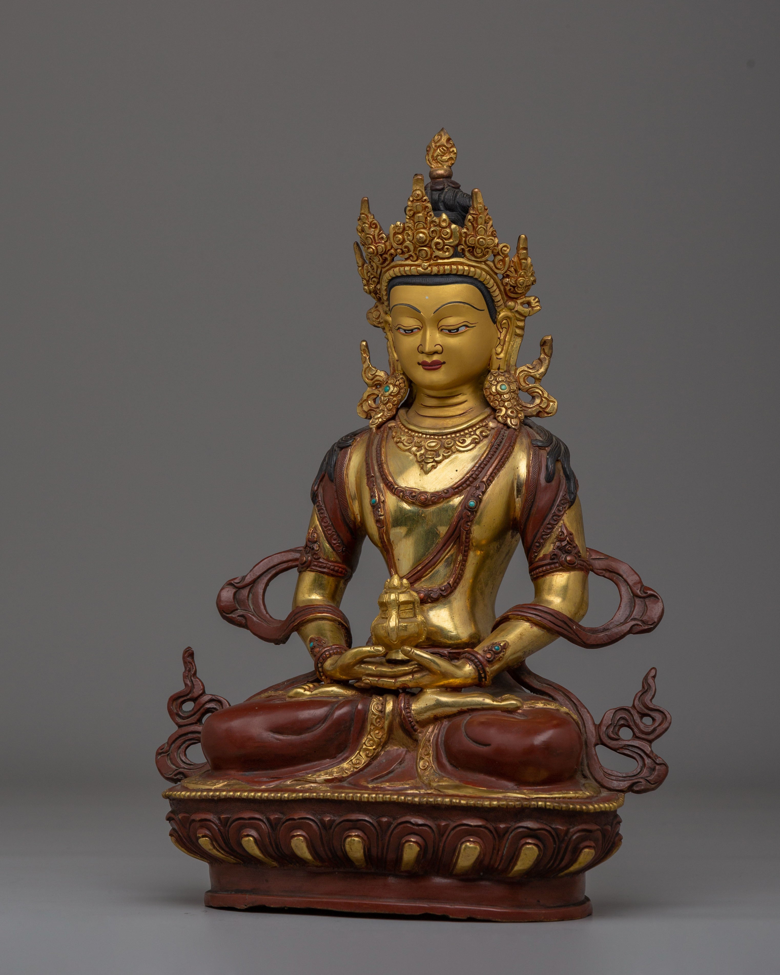 Tibetan Sacred Amitayus Statue | Symbol of Longevity