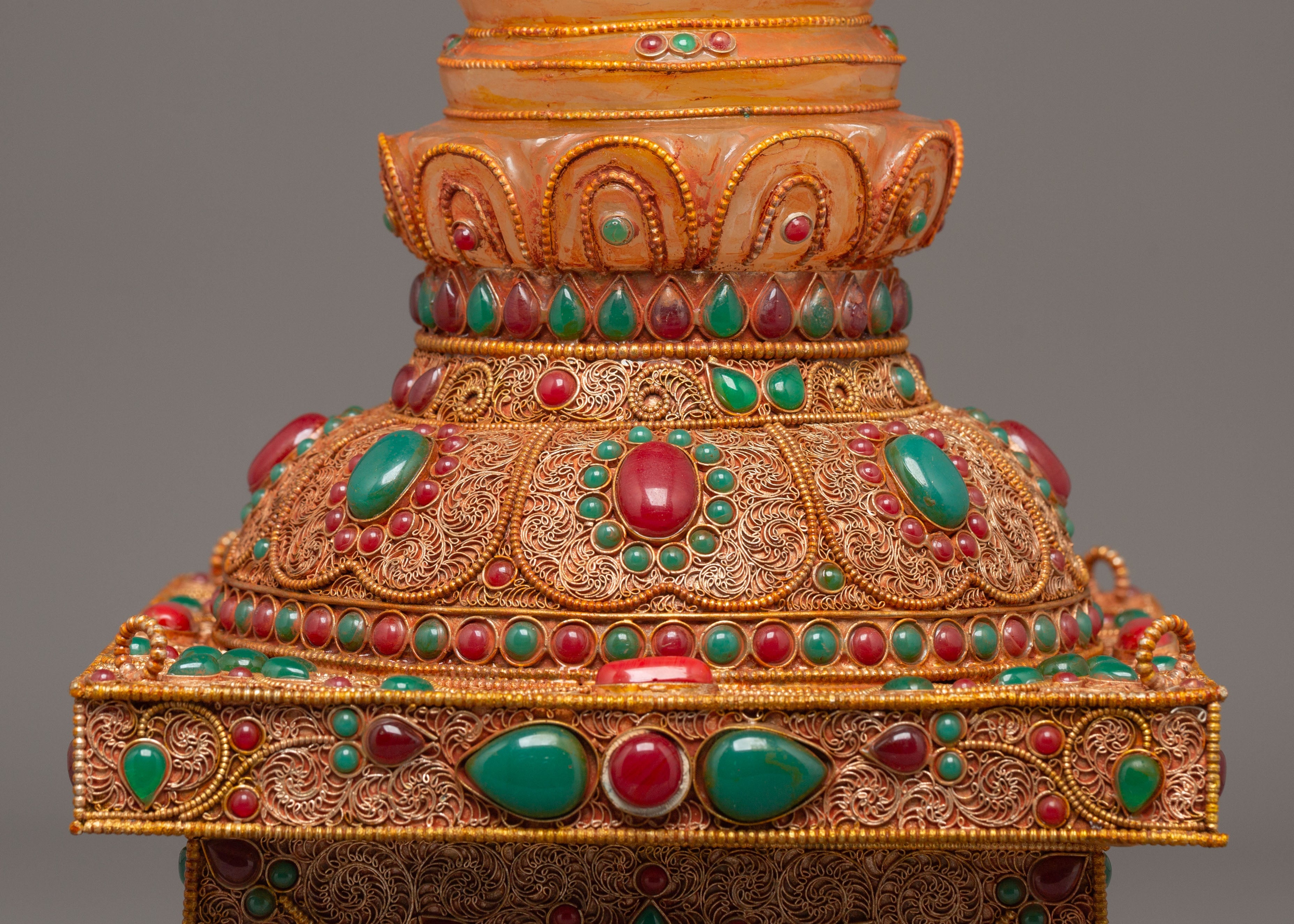 Handcrafted Stupa for Ritual Ceremonies | Symbol of Wisdom