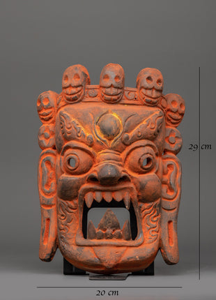 Mahakala Mask with Sharp Teeth | A Symbol of Protection