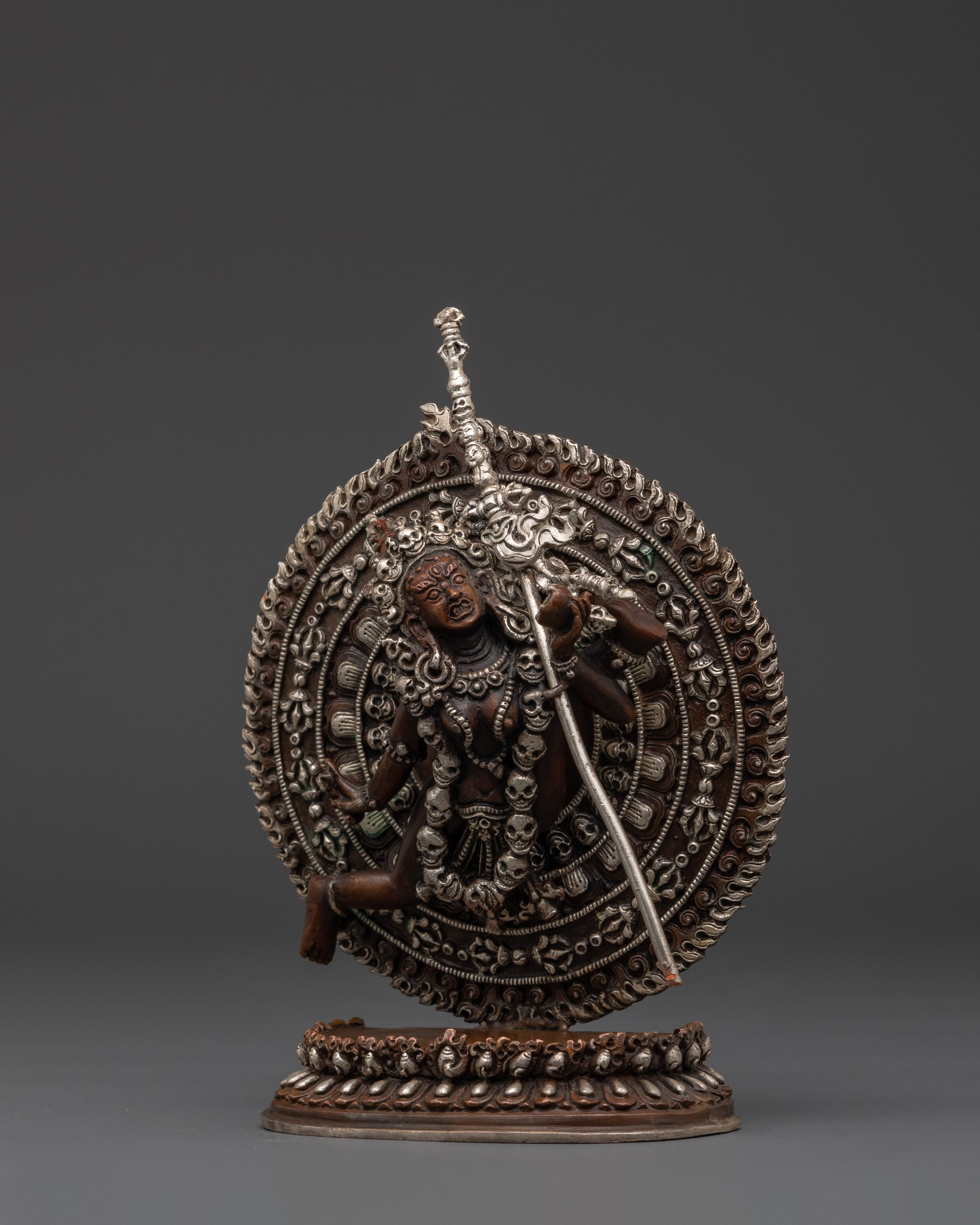 Vajrayogini Copper Figurine | Copper Body with Silver Plating