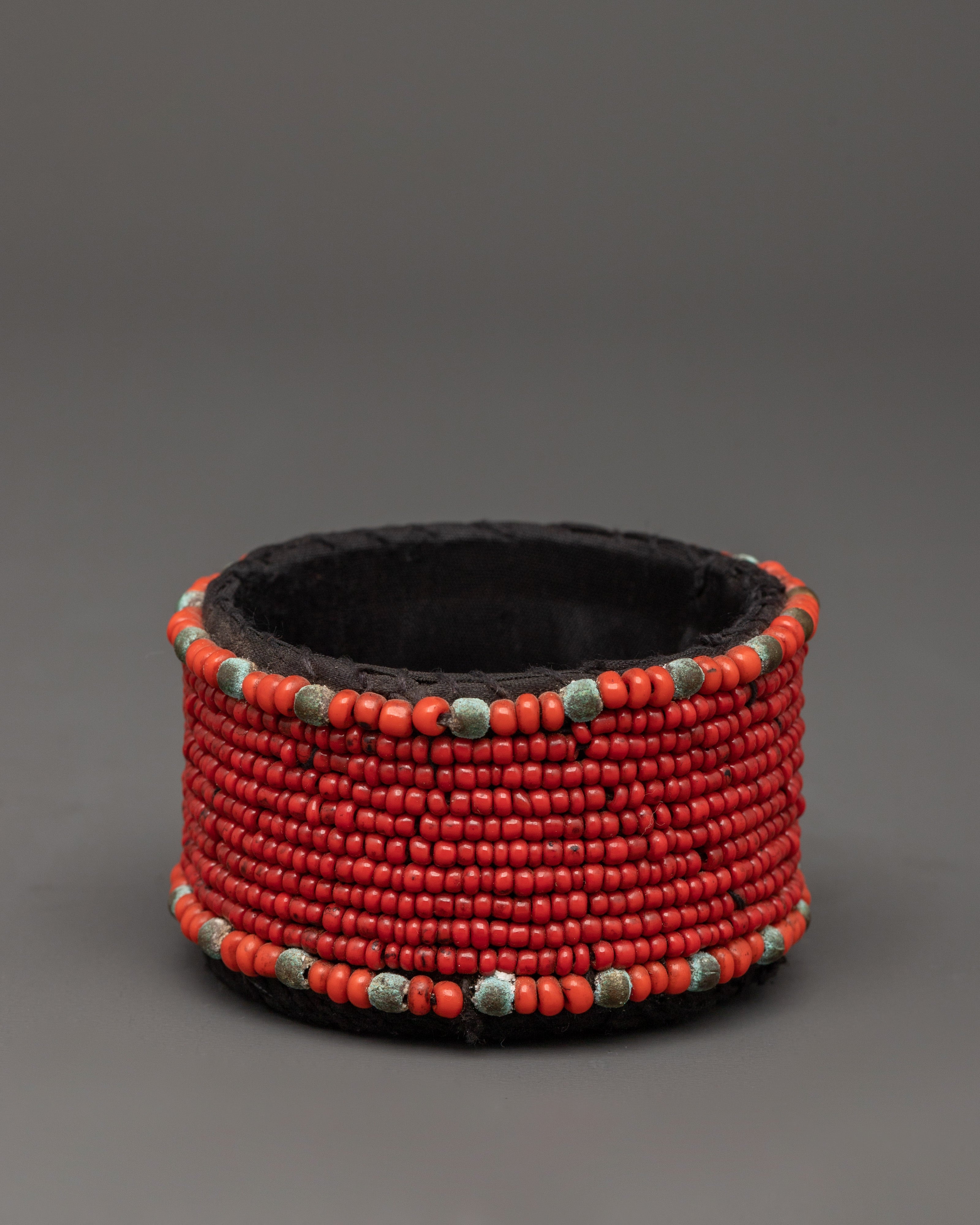 Handcrafted Beaded Jewelry Box | Handmade Metal Treasure Box