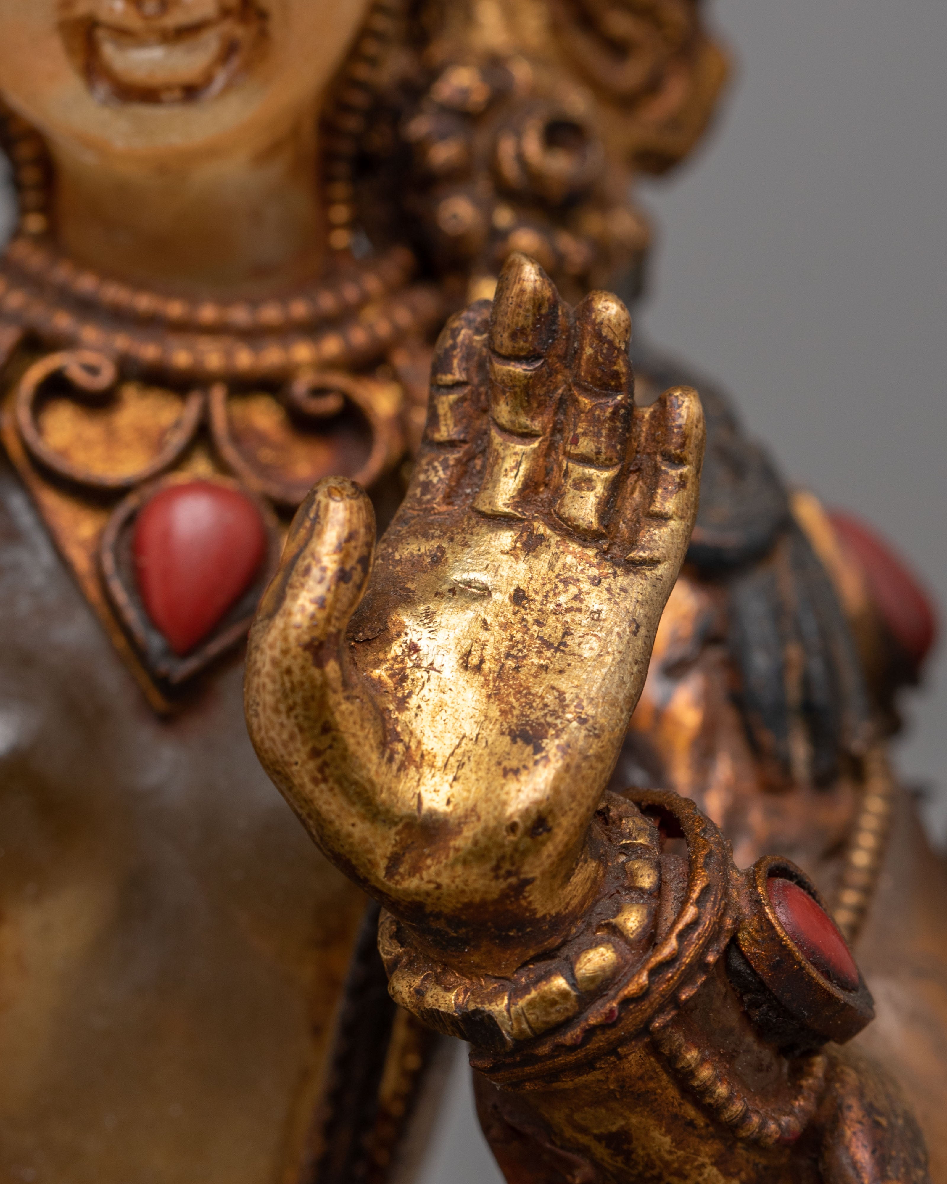 Hindu Divine Mother Laxmi Statue | Handcrafted Himalayan Sacred Art