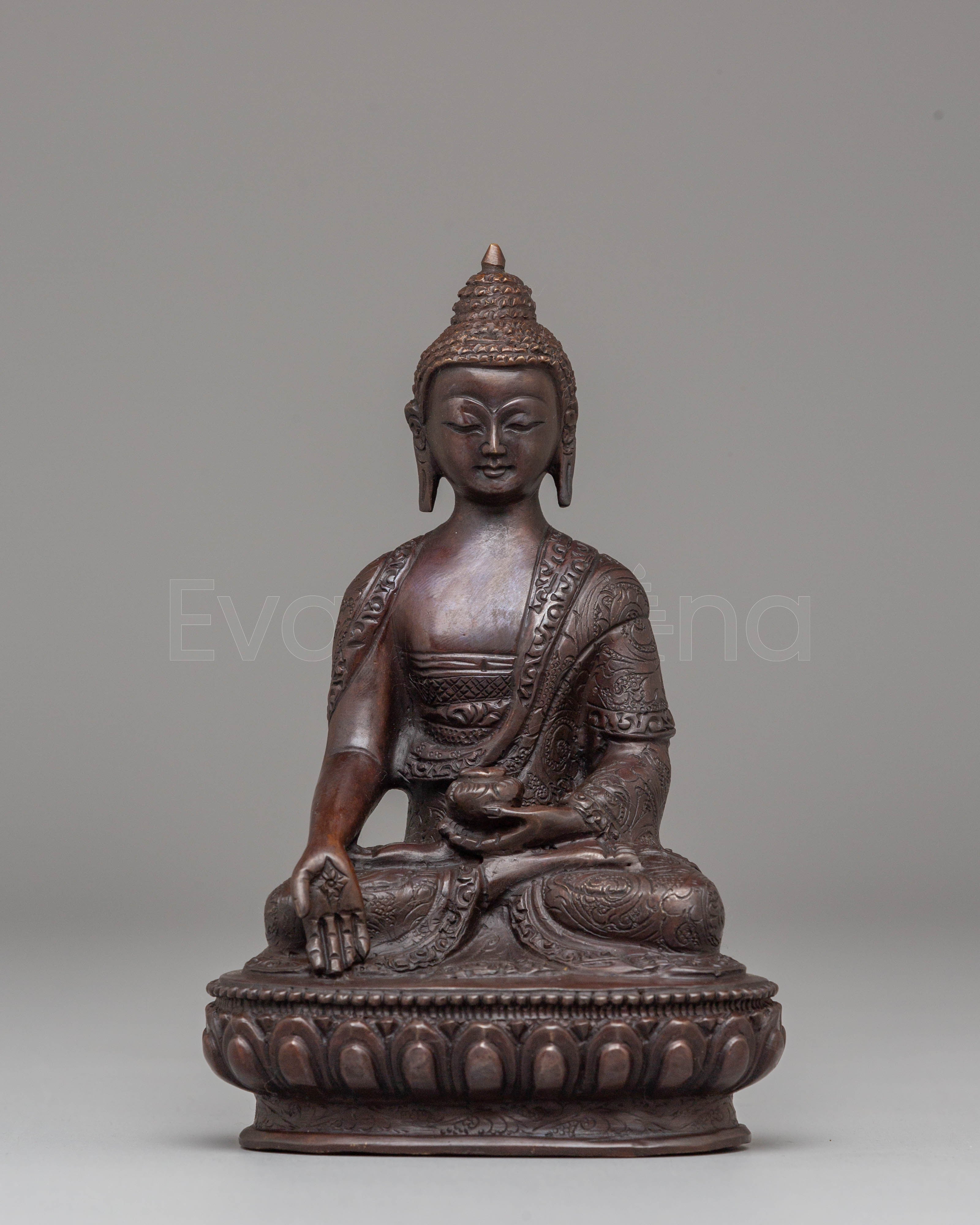 Oxidized Handcrafted Ratnasambhava Statue