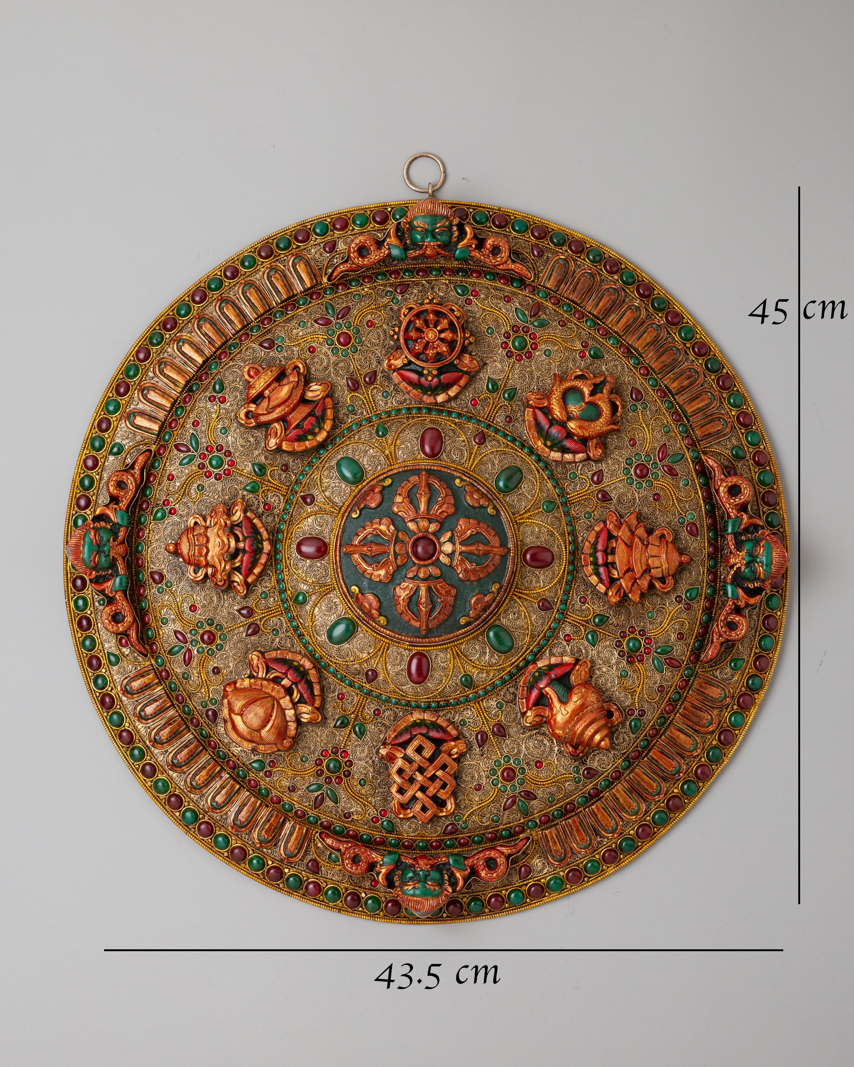 Tibetan Bishow Vajra Wall Hanging | Sacred Tibetan Artwork for Meditation