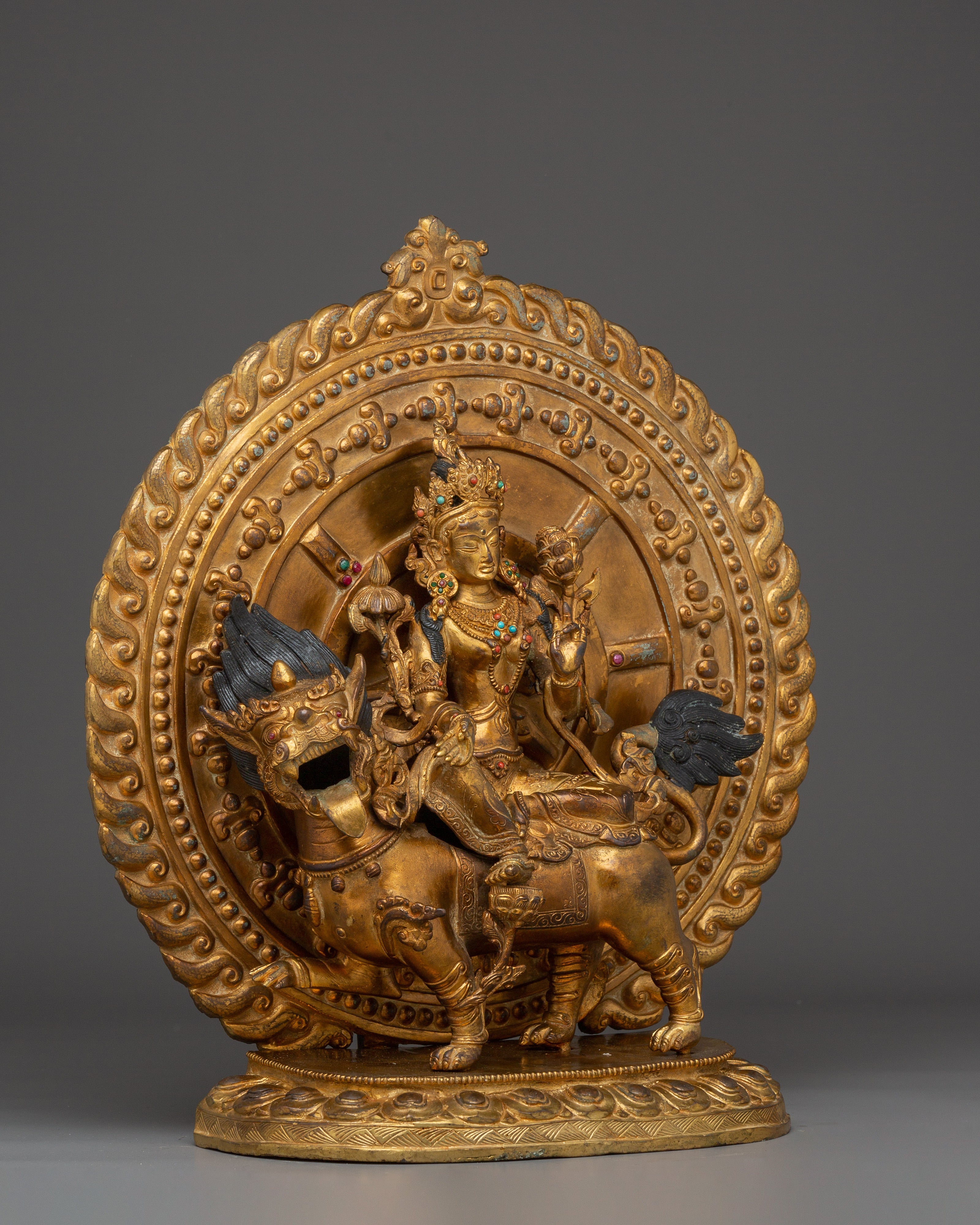 Divine Feminine Green Tara Goddess Sculpture | Symbol of Compassion & Healing Energy