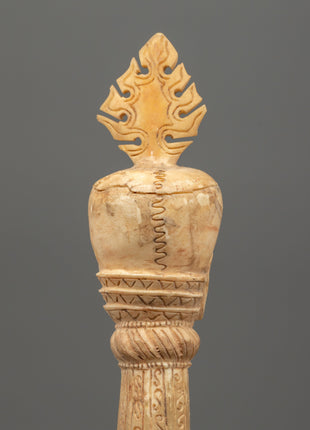 Ethically Sourced Buffalo Bone Handcarved Phurba | Tantric Ritual Tool