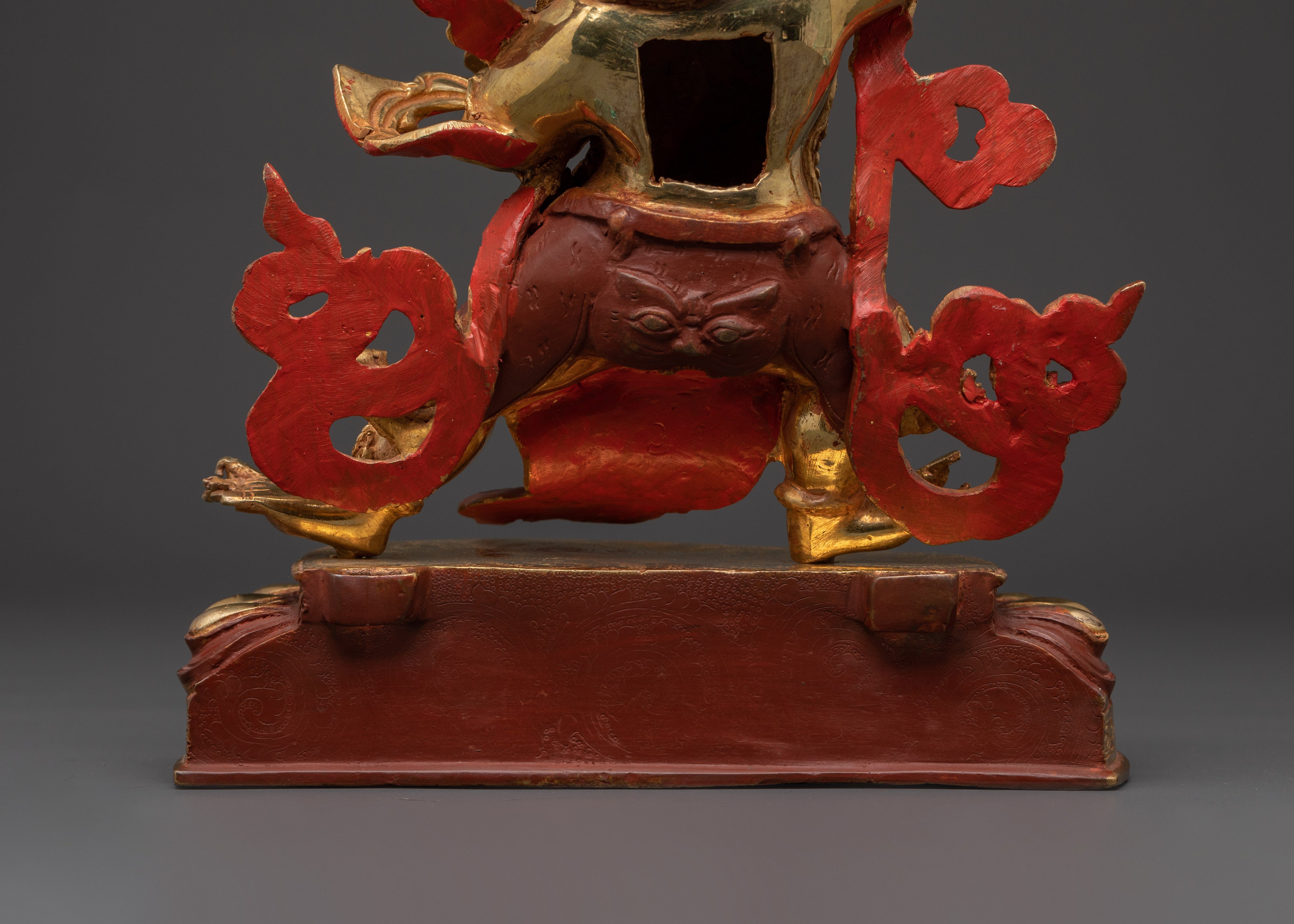 Tibetan Deity Chana Dorje Statue | Sculpture for Strength, Protection, and Empowerment
