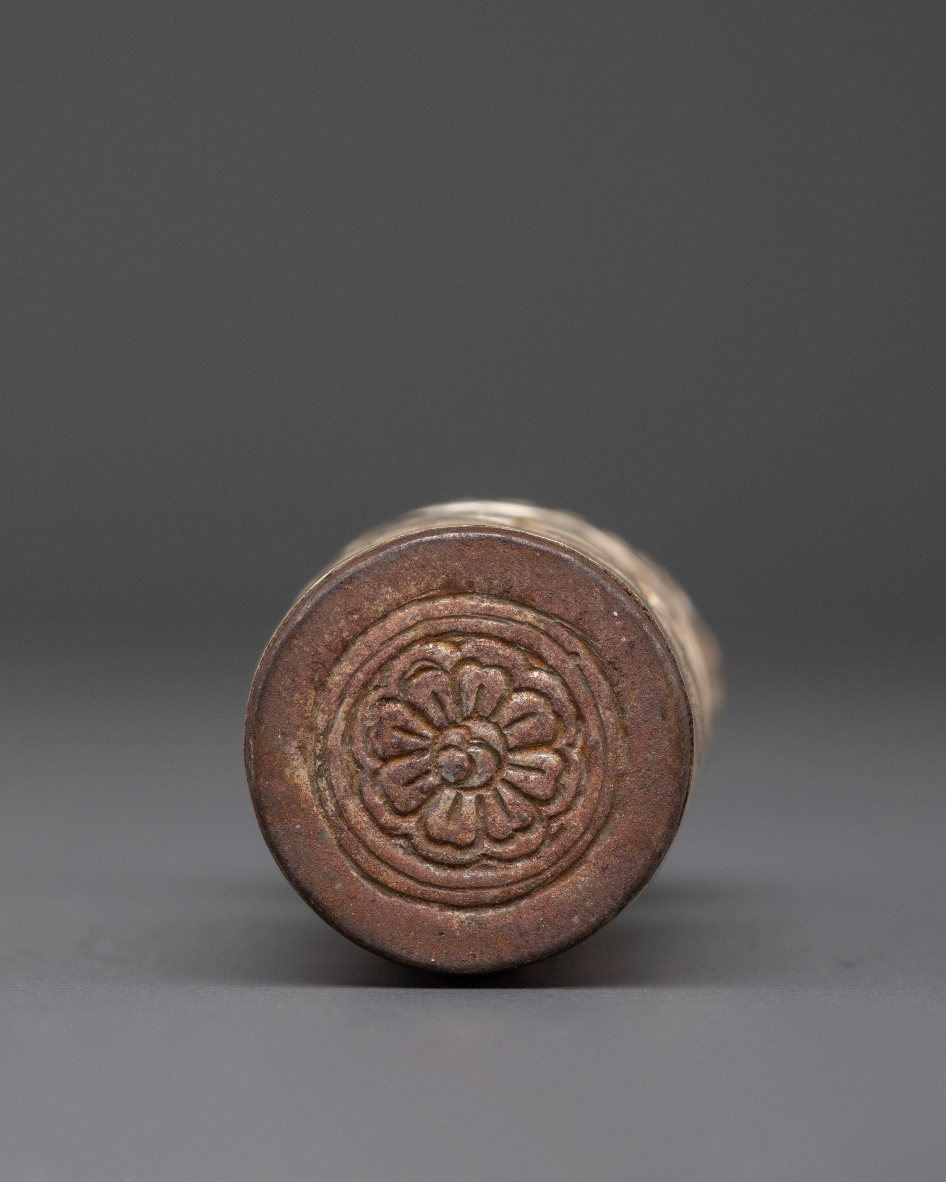 Buddhist Auspicious Seal | Sacred Tibetan Ritual Artifact