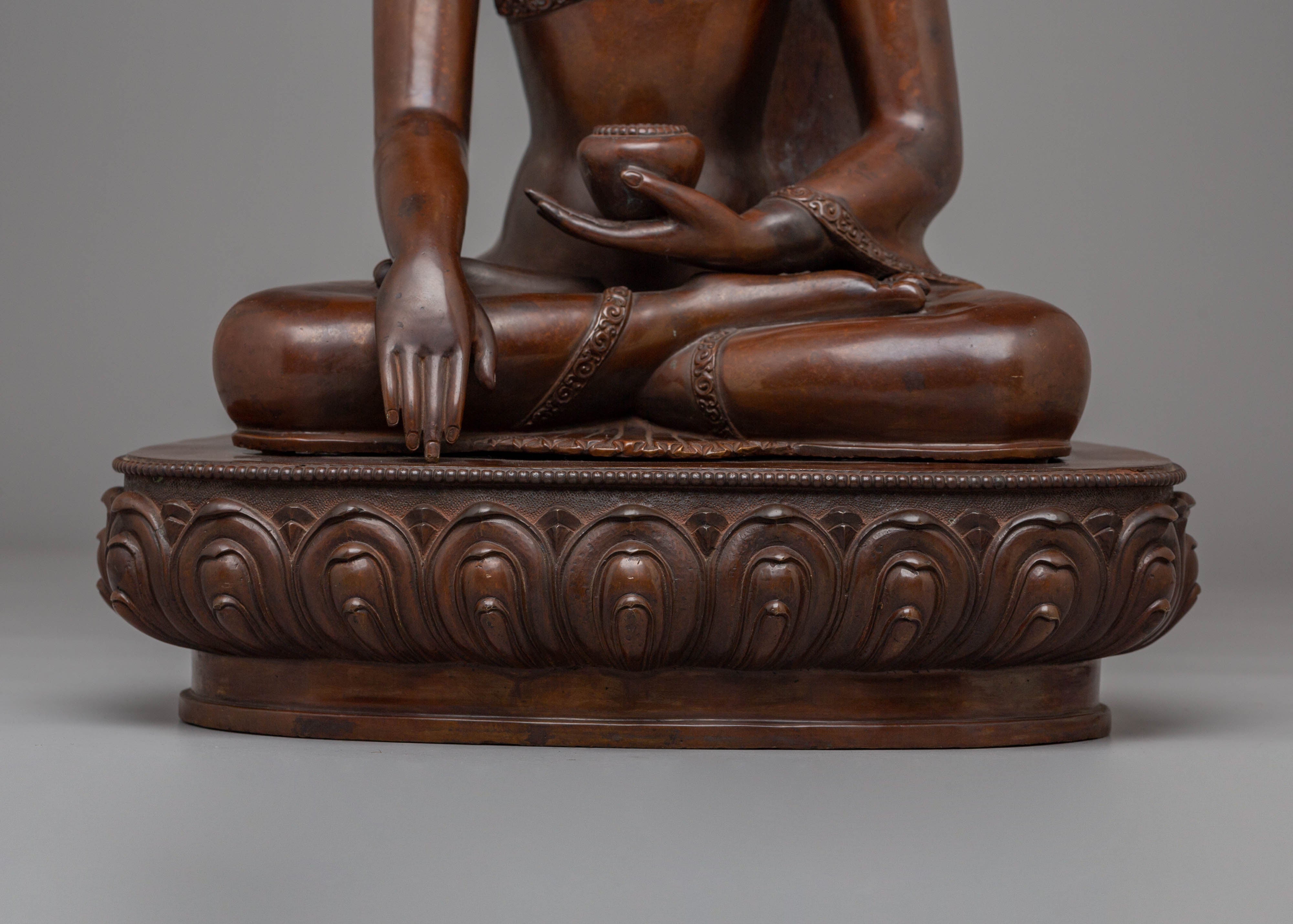 Handmade Tibetan Shakyamuni Buddha | Gautama Buddha Sculpture