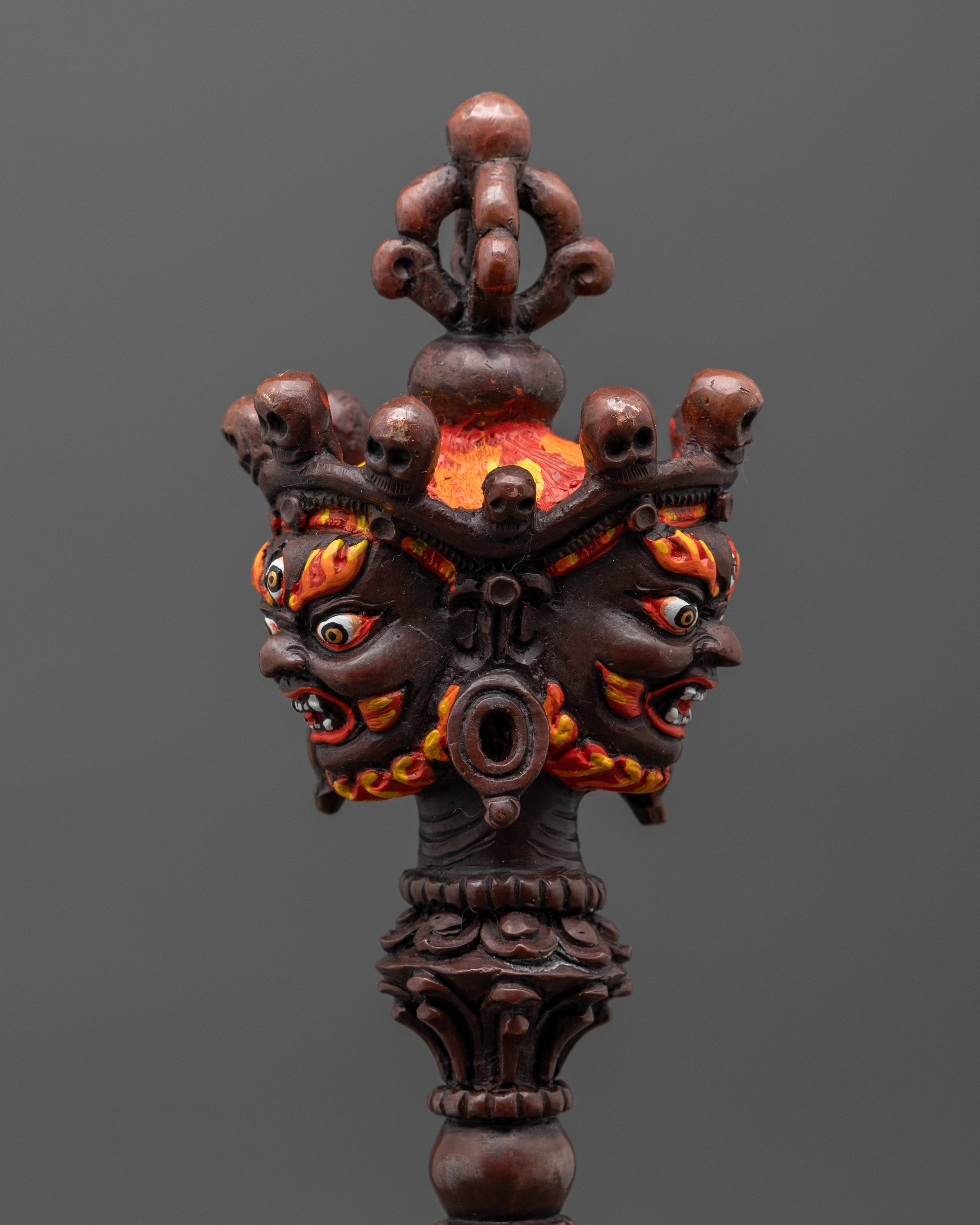 Tibetan Vajrakilaya Ritual Dagger | Handcrafted Tantric Phurba