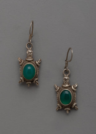 Sterling Silver Jewelry Set |  Set with Authentic Malachite Stones