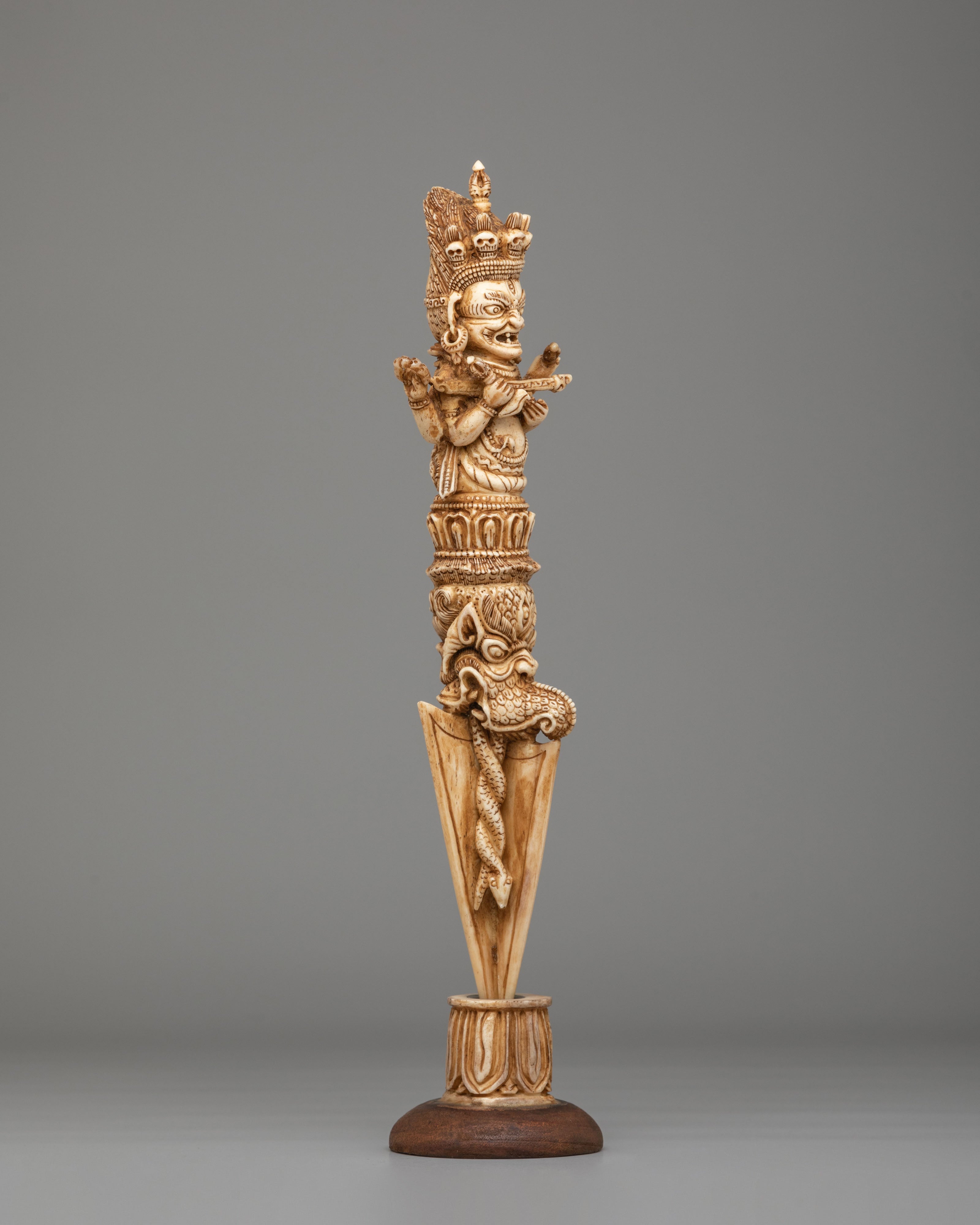 Himalayan Ritual Phurba | Sacred Buddhist Knife for Spiritual Ceremonies