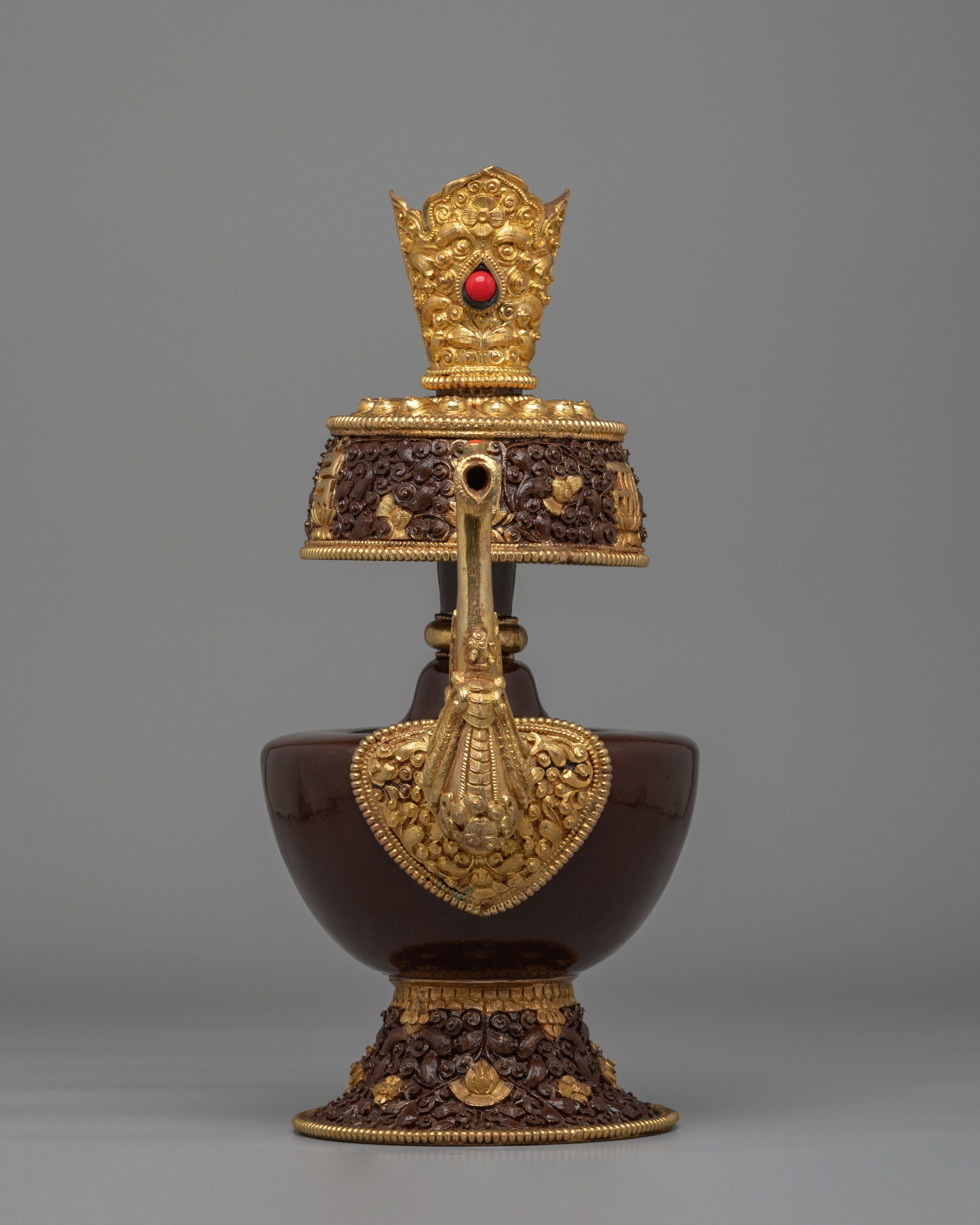 Tibetan Altar Bhumba Set | Copper Body Bhumba Set